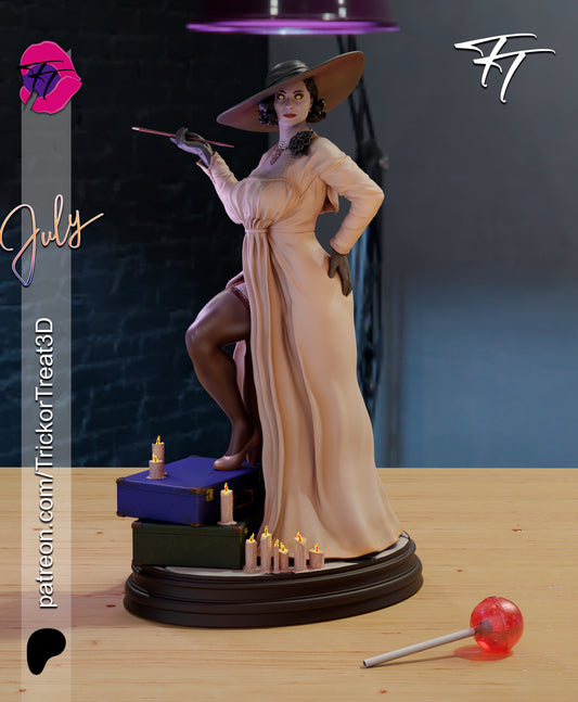 Alcina Dimitrescu Statue