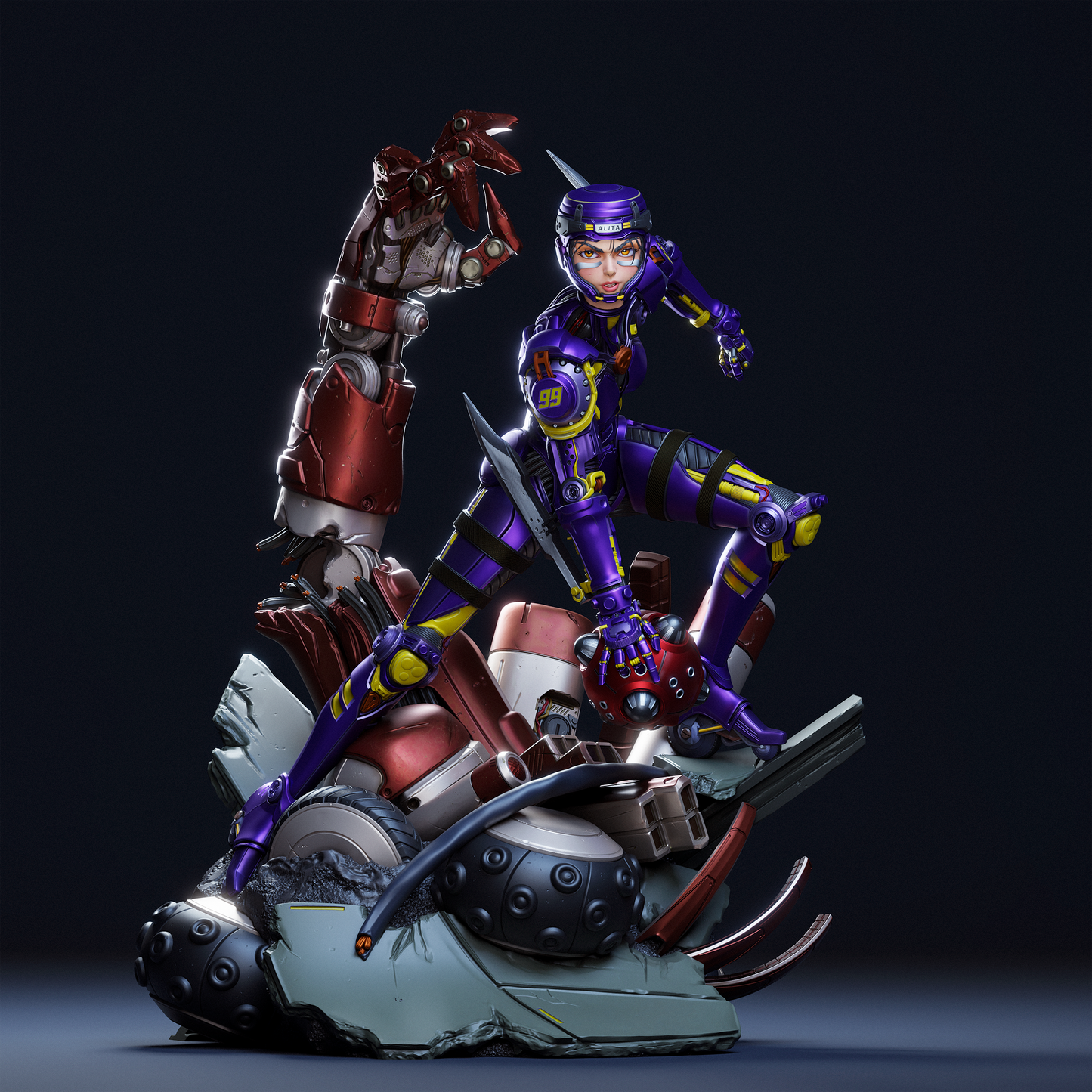 Alita Statue