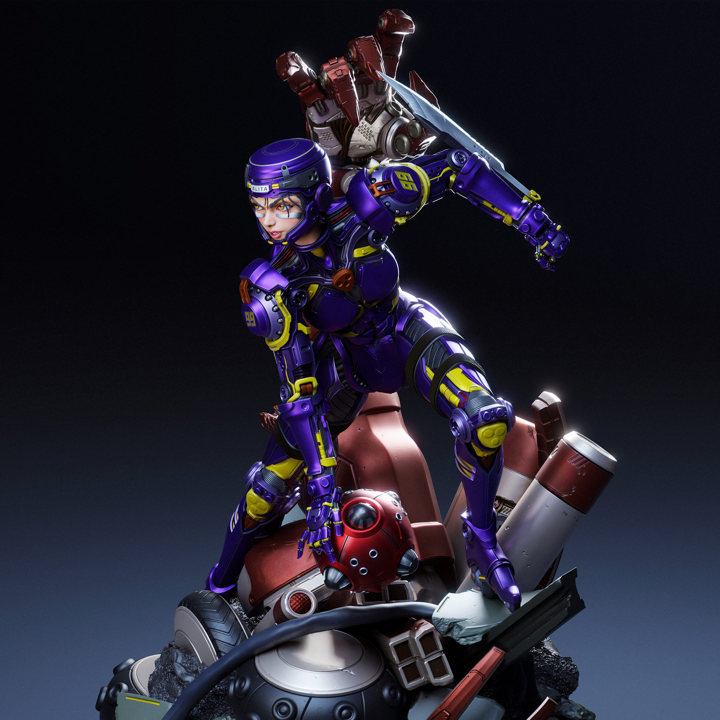 Alita Statue