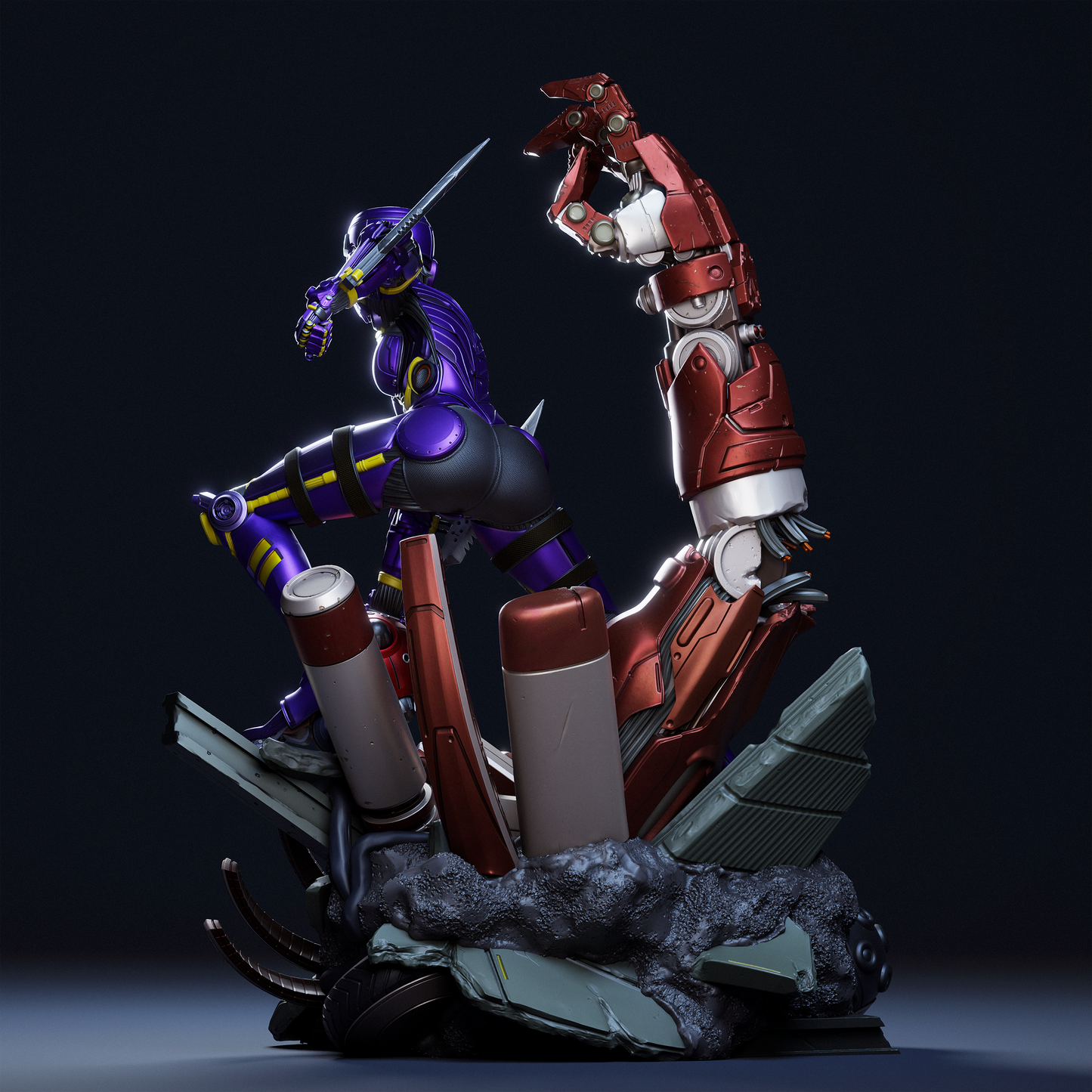 Alita Statue
