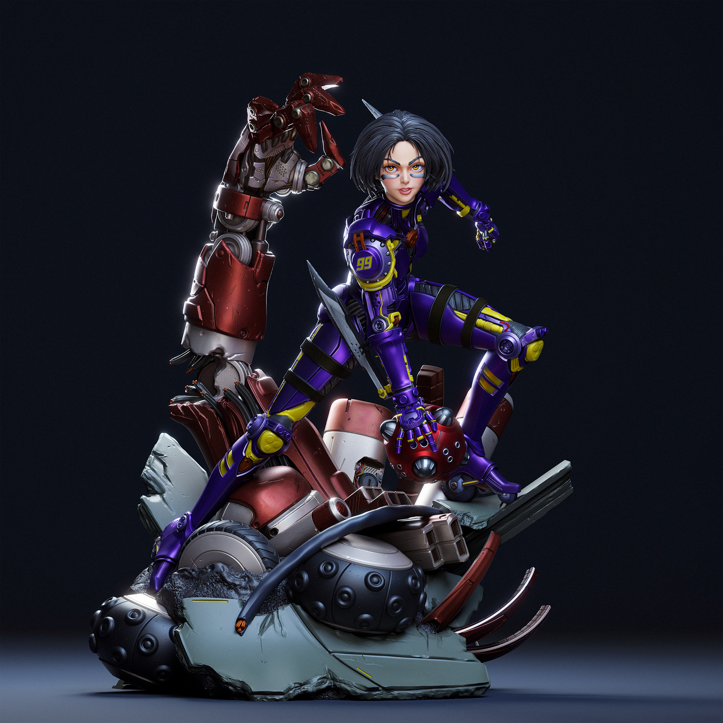 Alita Statue