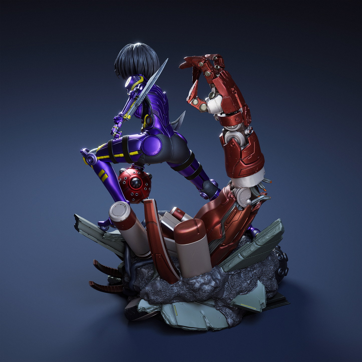 Alita Statue