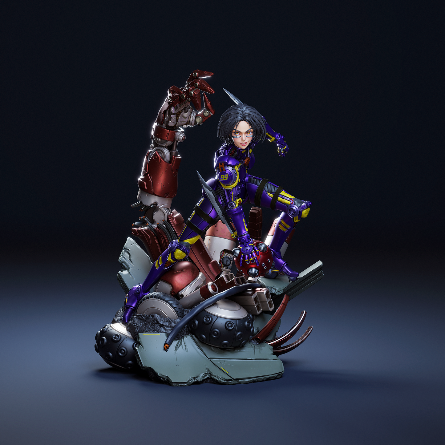 Alita Statue