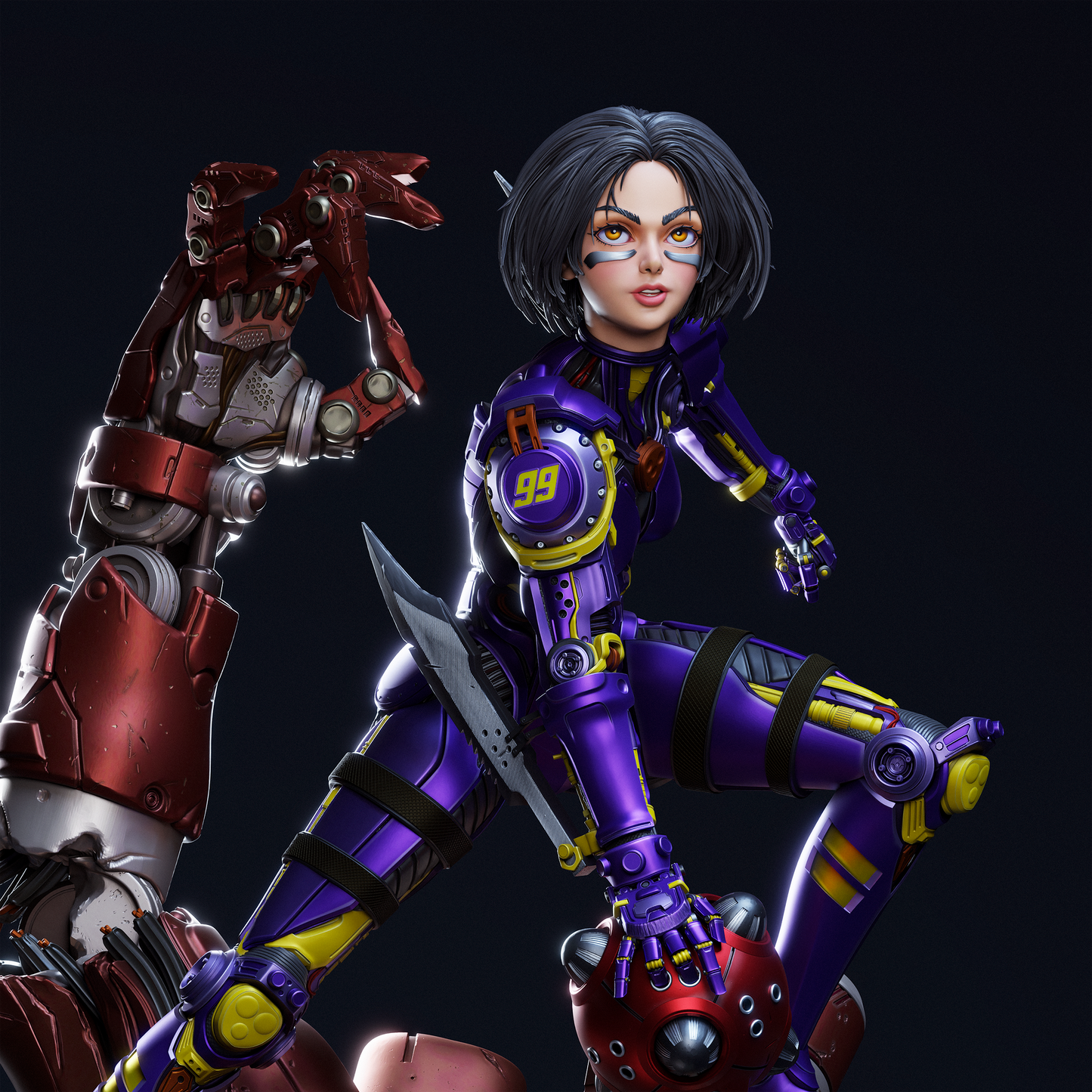 Alita Statue