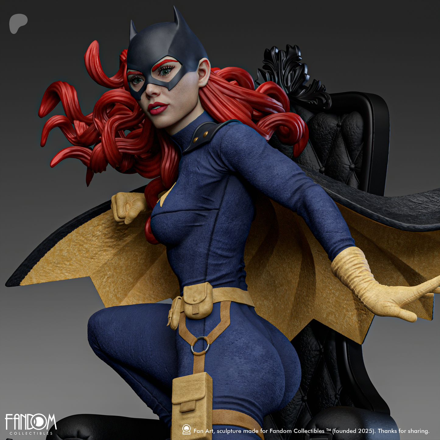 Batgirl Statue 3D-Printed Kit