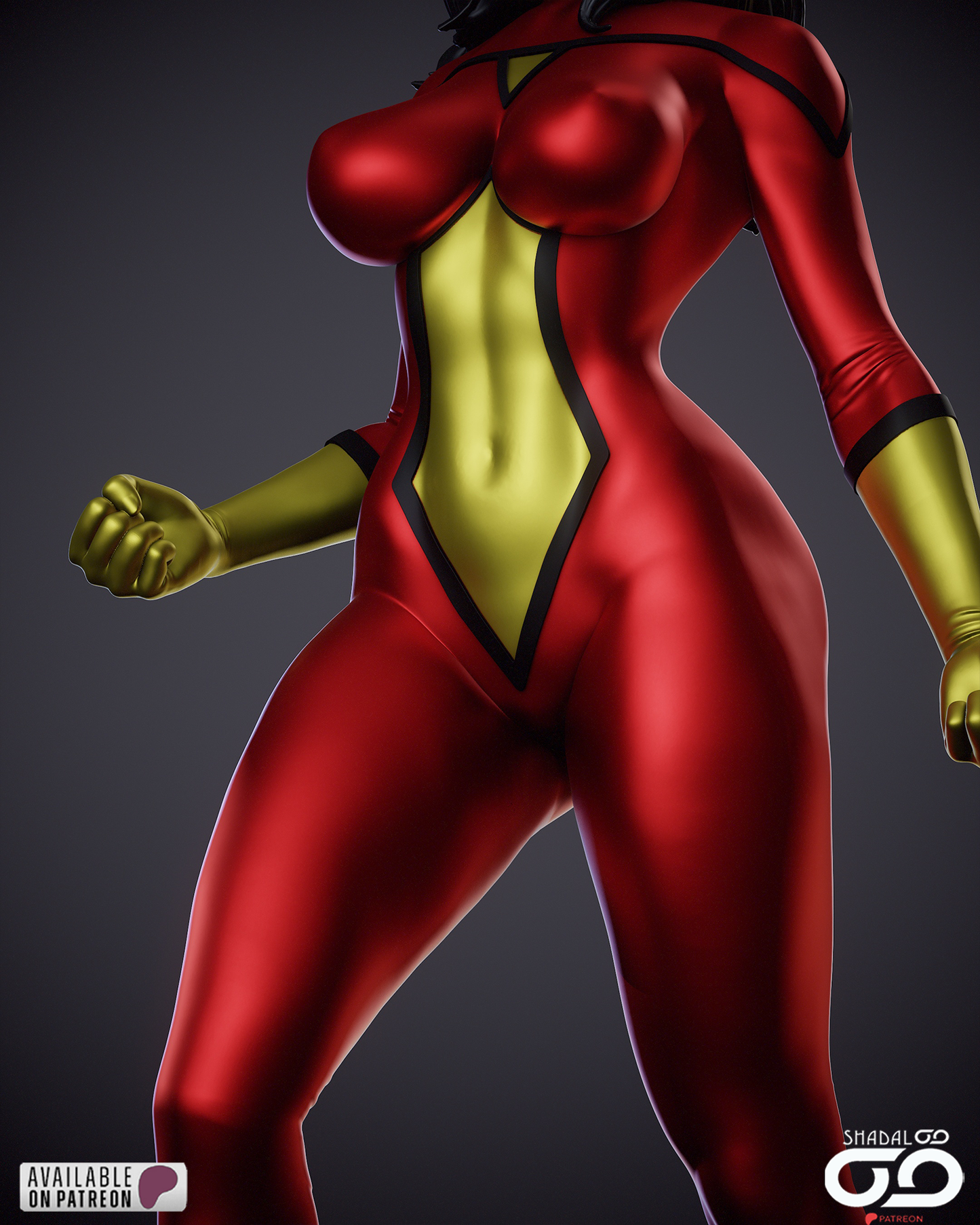Spider-Woman Statue