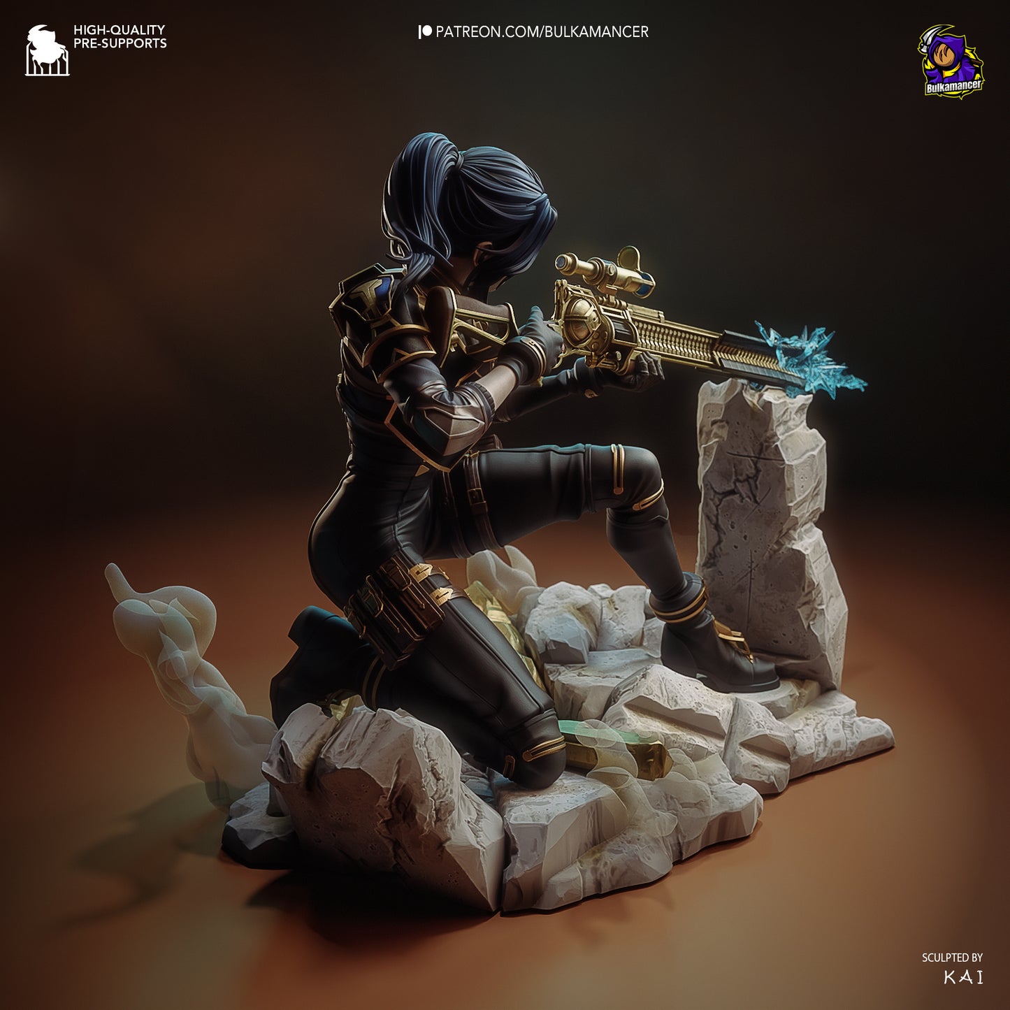 Caitlyn (Arcane) Statue