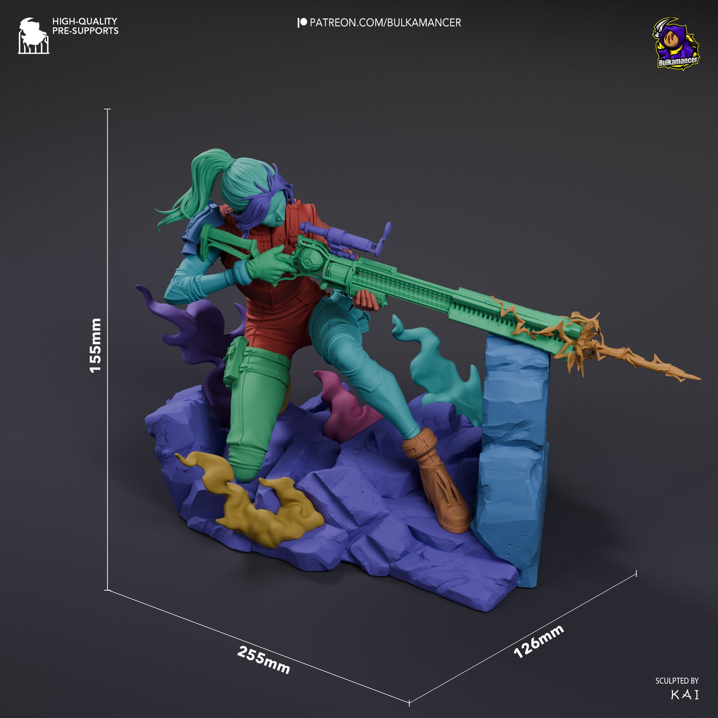 Caitlyn (Arcane) Statue