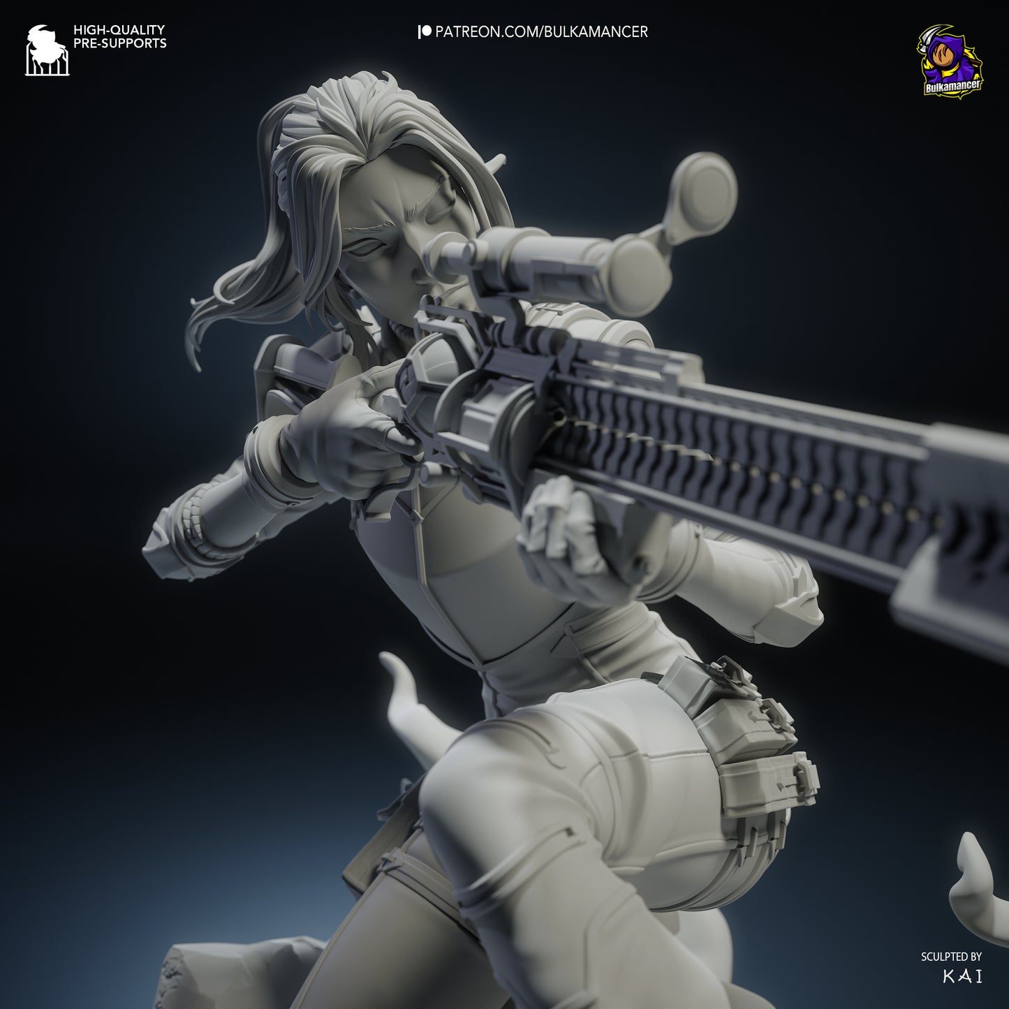 Caitlyn (Arcane) Statue