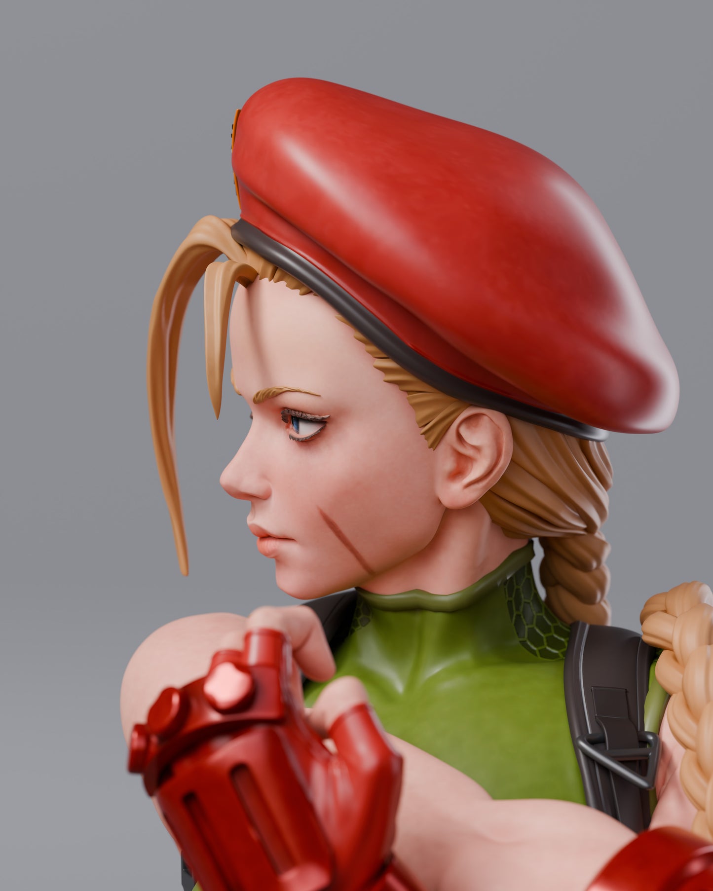 Cammy (SF2) Statue 3D-Printed Kit
