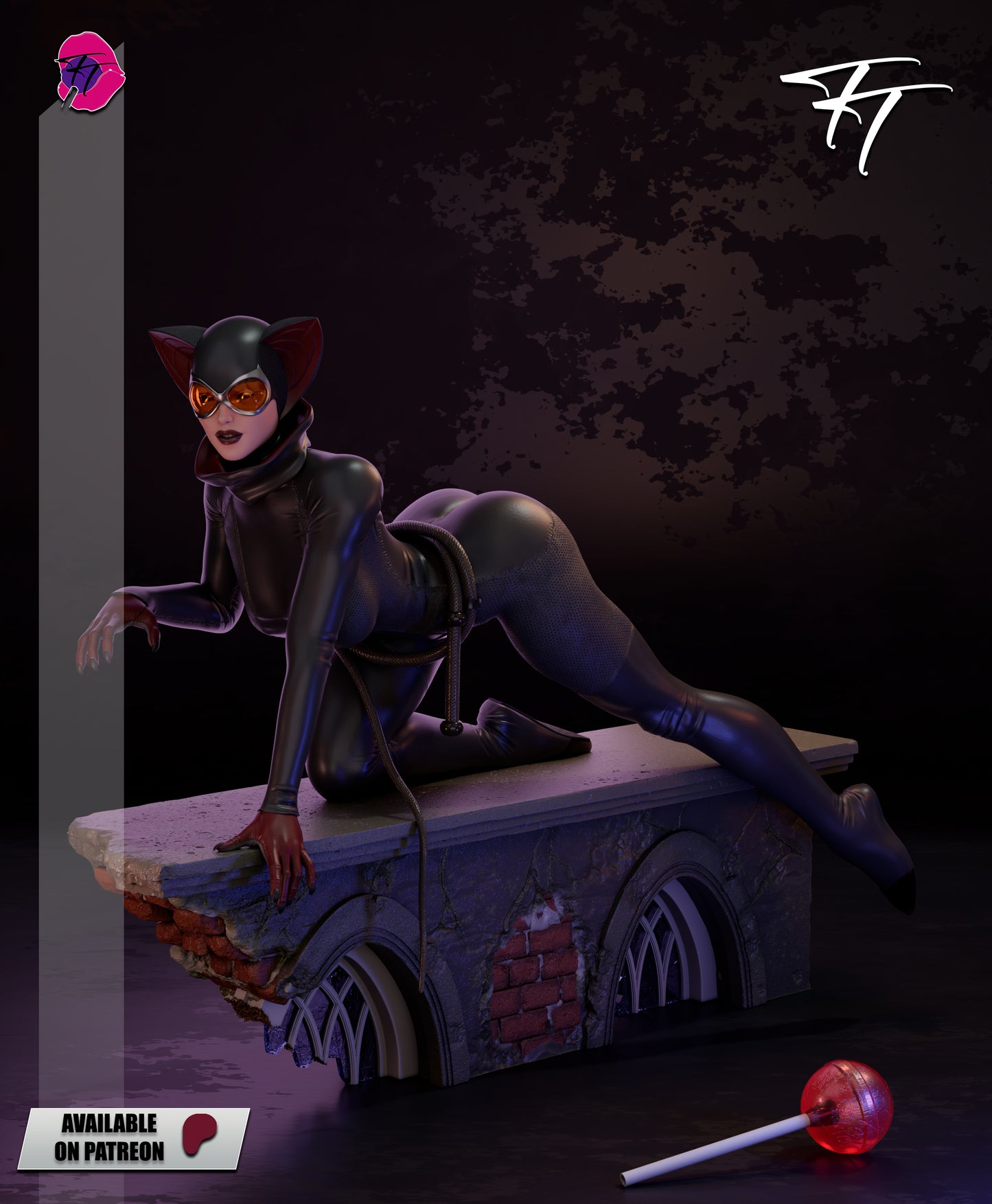 Catwoman Statue