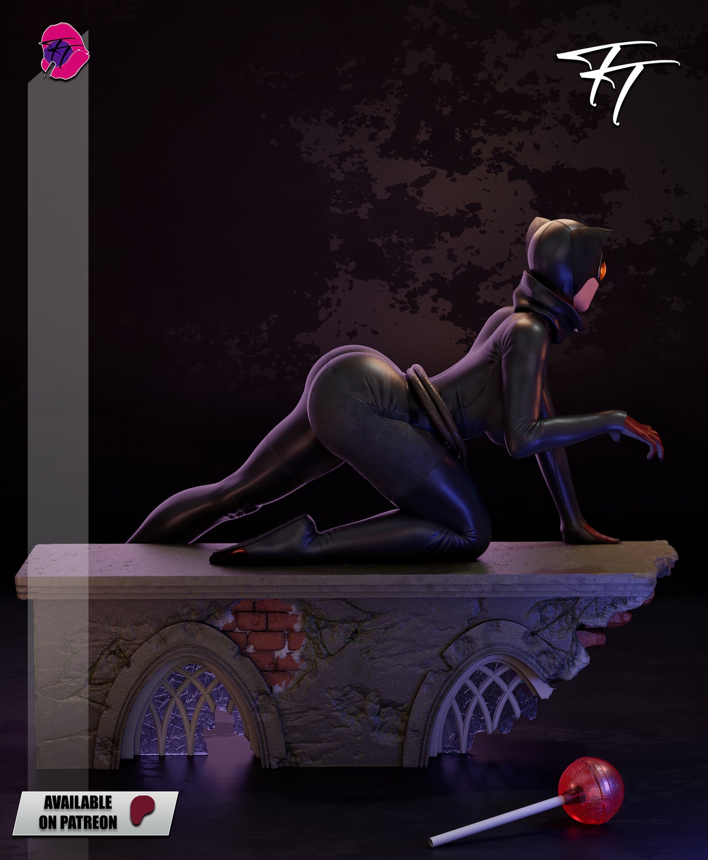 Catwoman Statue