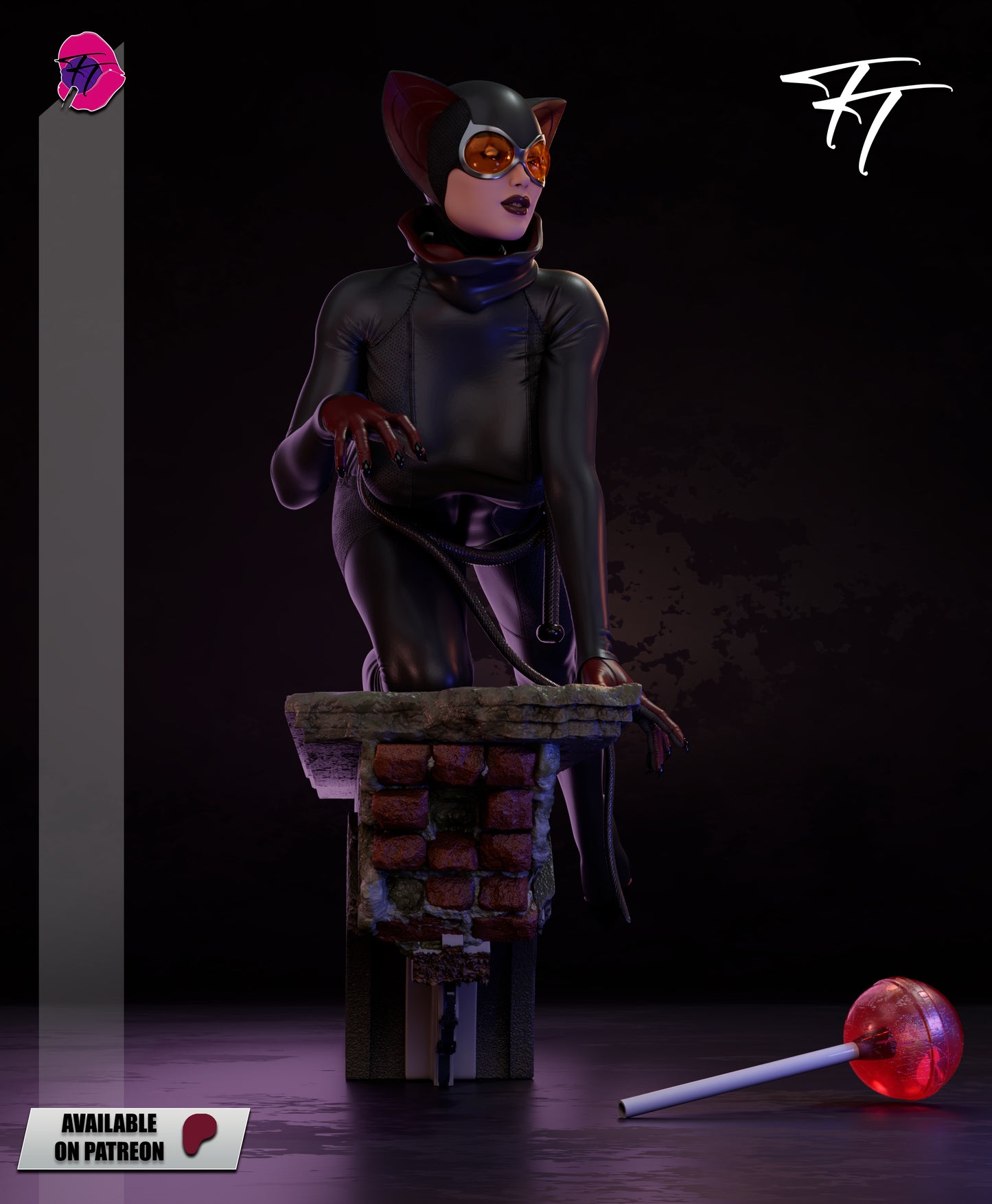 Catwoman Statue