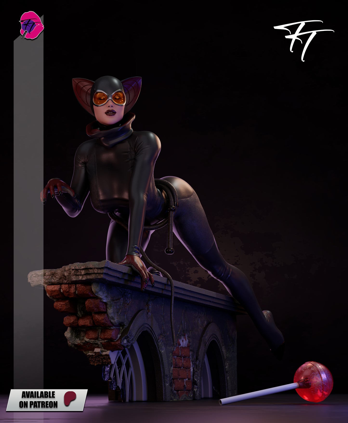 Catwoman Statue