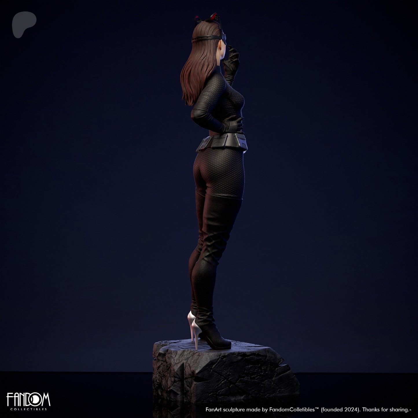 Catwoman Statue 3D-Printed Kit