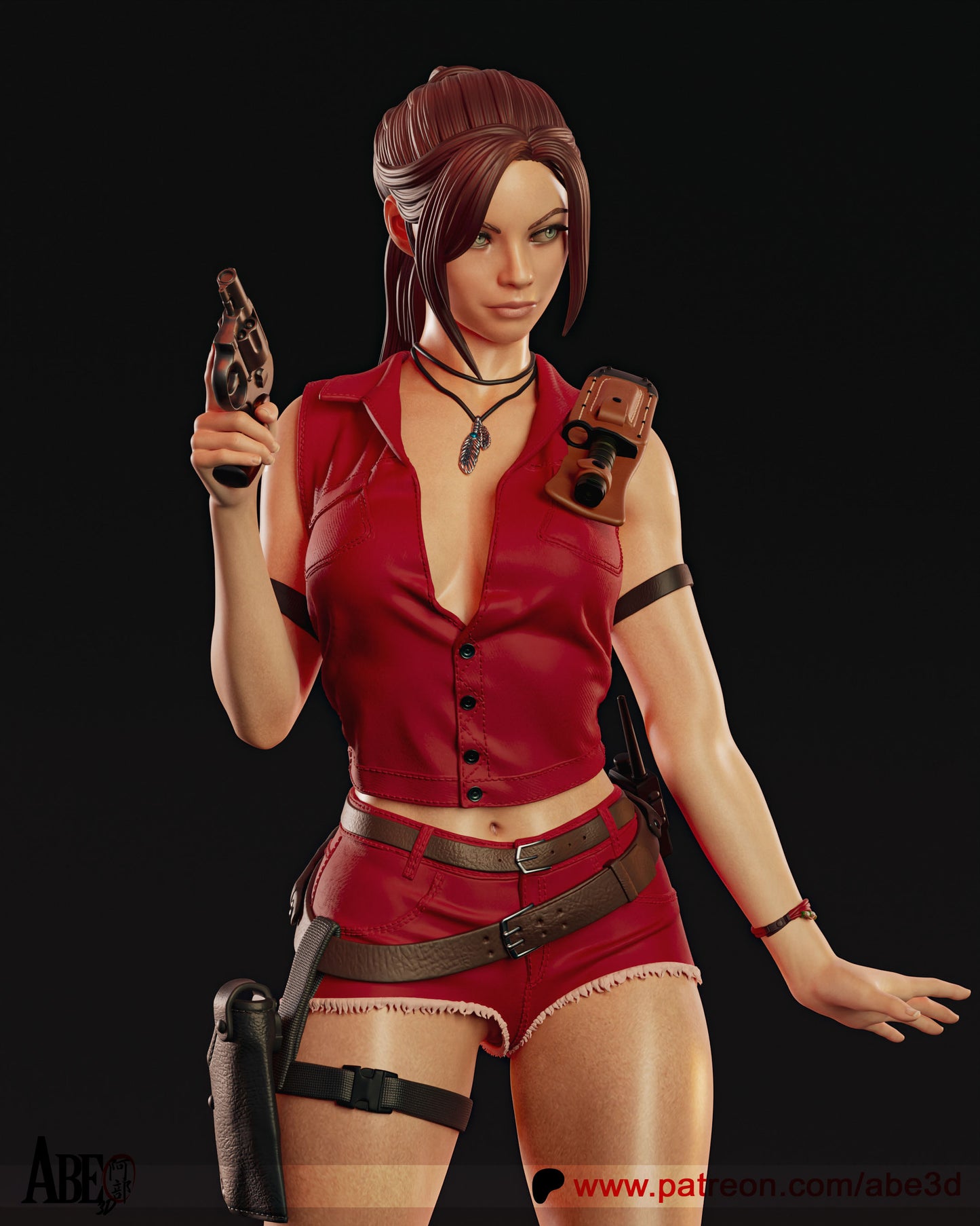 Claire Redfield Statue