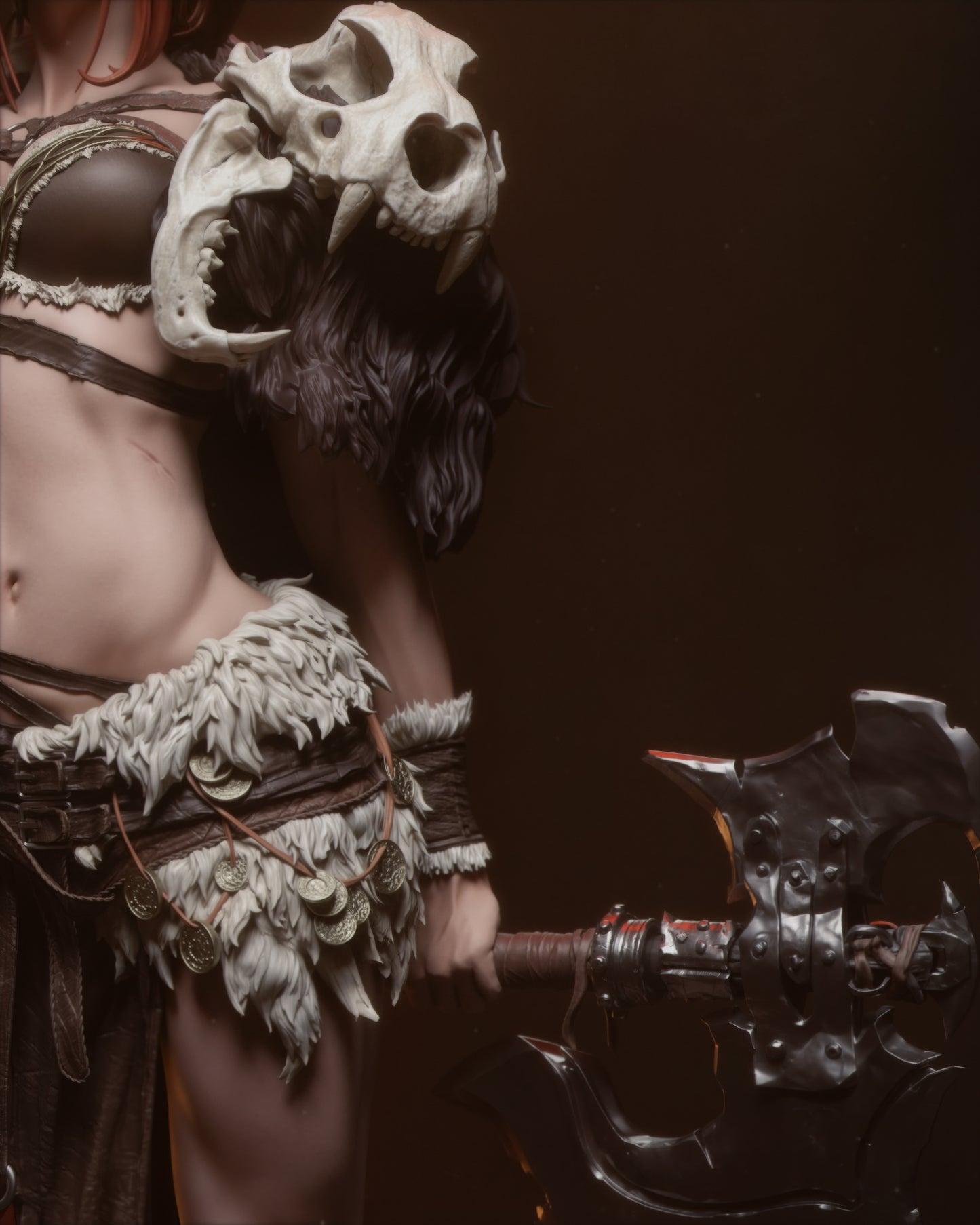 Barbarian Queen Statue