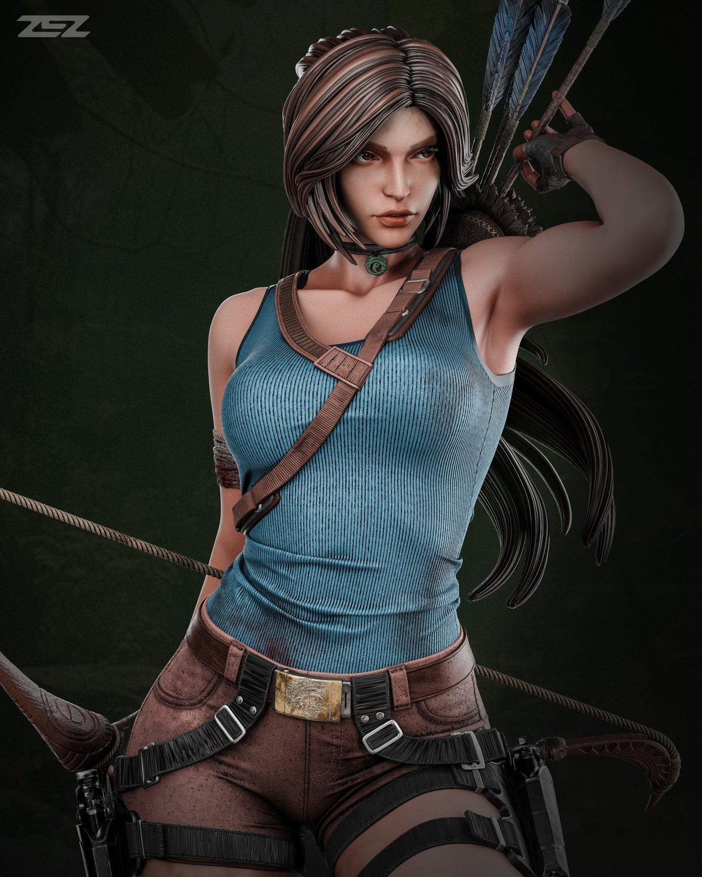 Lara Croft Statue