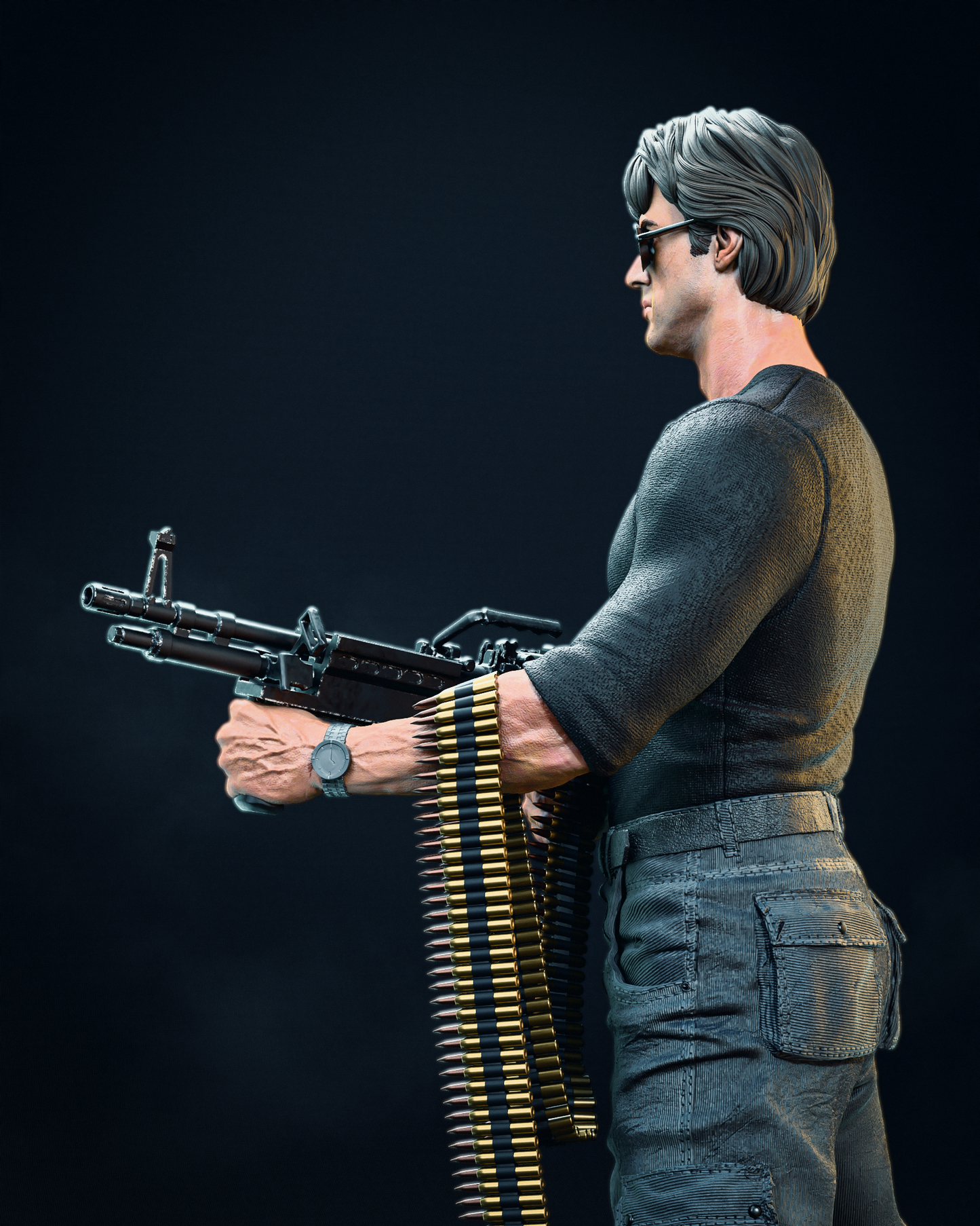 Cobra (Marion Cobretti) Statue