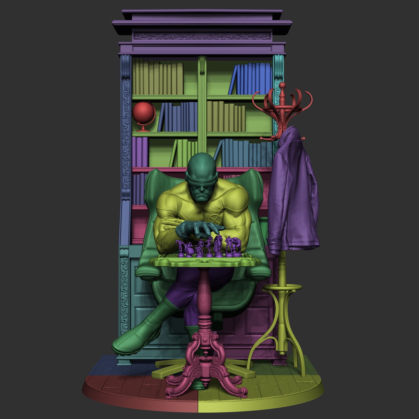 Cyclops Statue 3D-Printed Kit