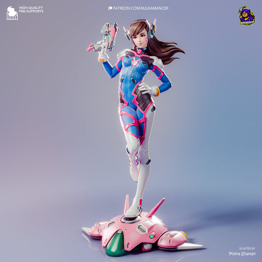 D.Va Statue 3D-Printed Kit