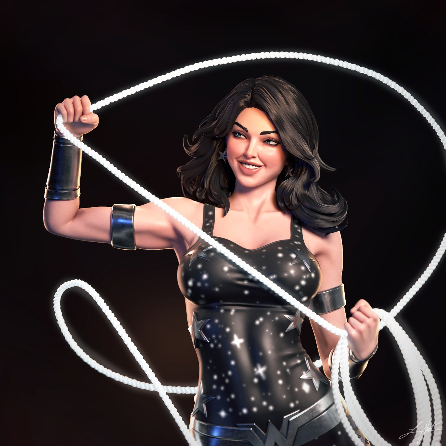 Donna Troy Statue 3D-Printed Kit