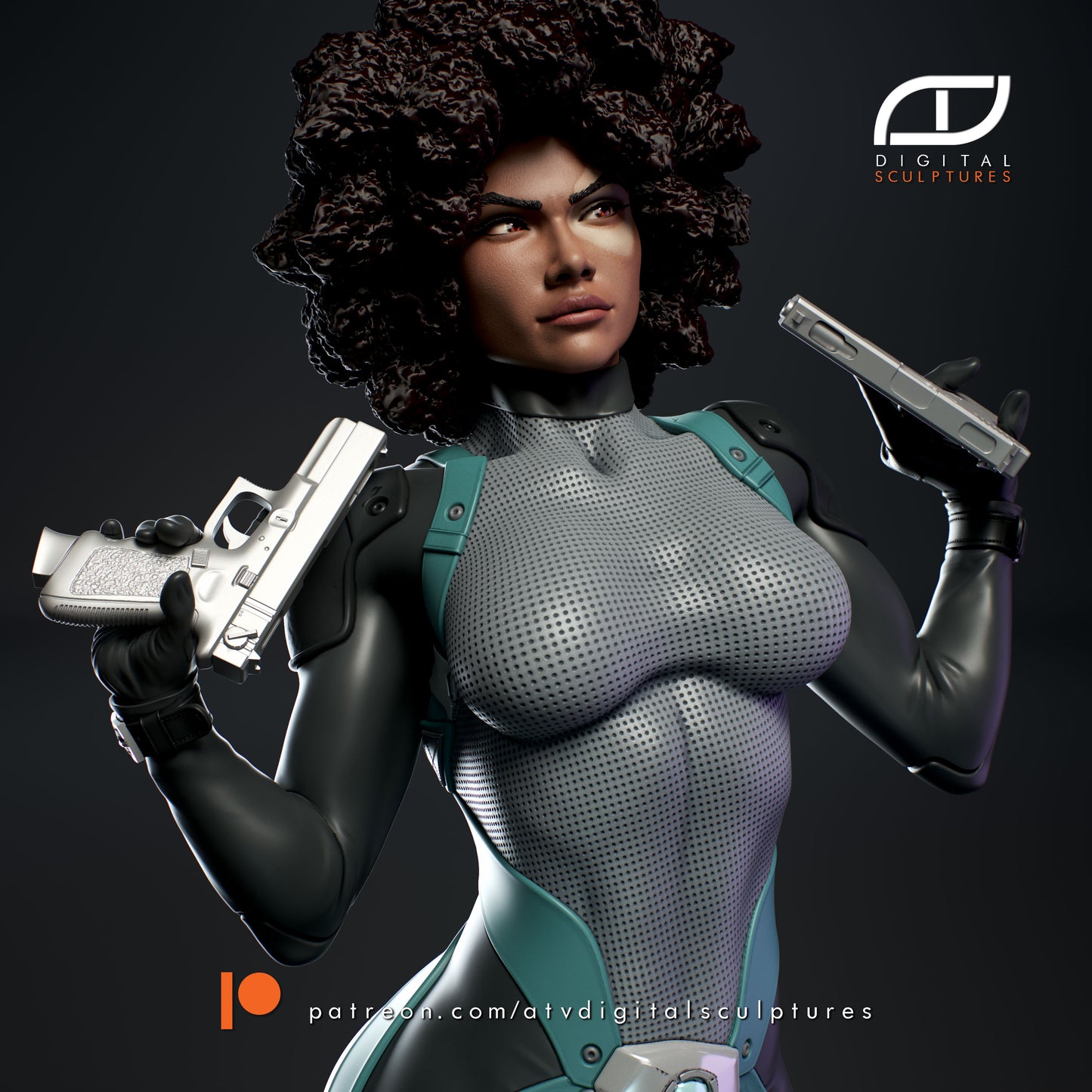 Domino Statue 3D-Printed Kit