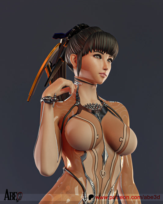 Eve Skin Suit Statue