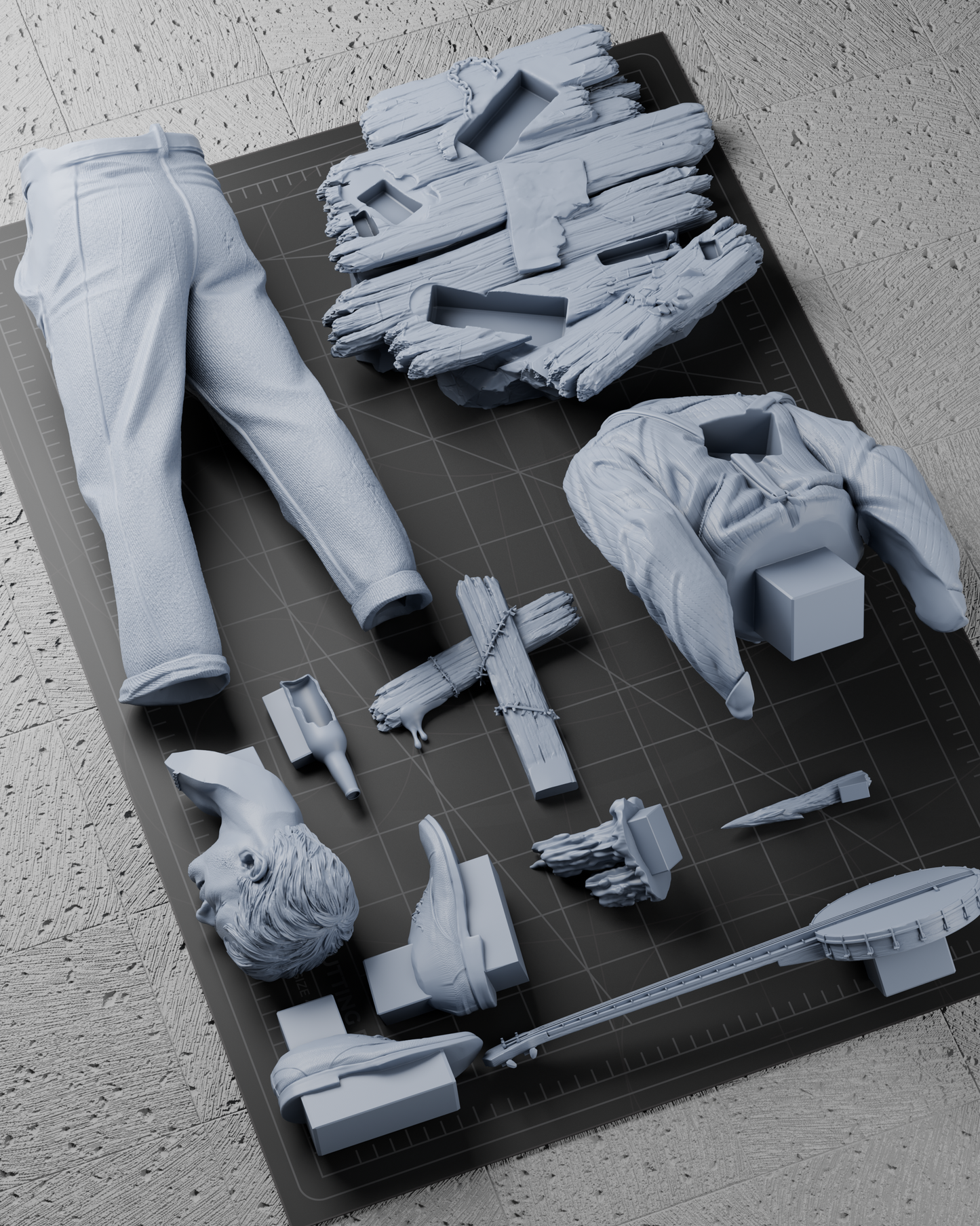 Remmick Statue 3D-Printed Kit