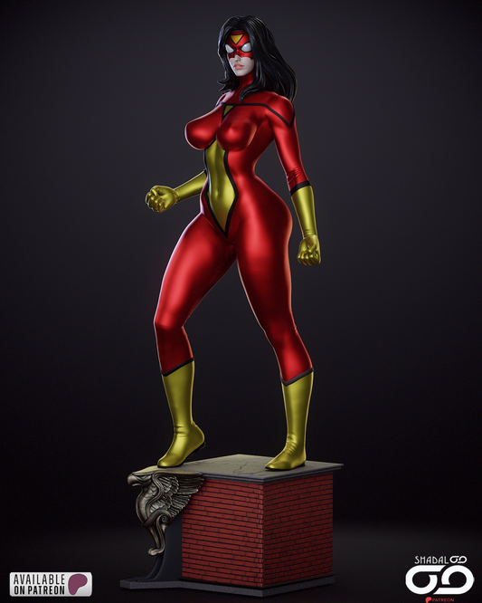Spider-Woman Statue