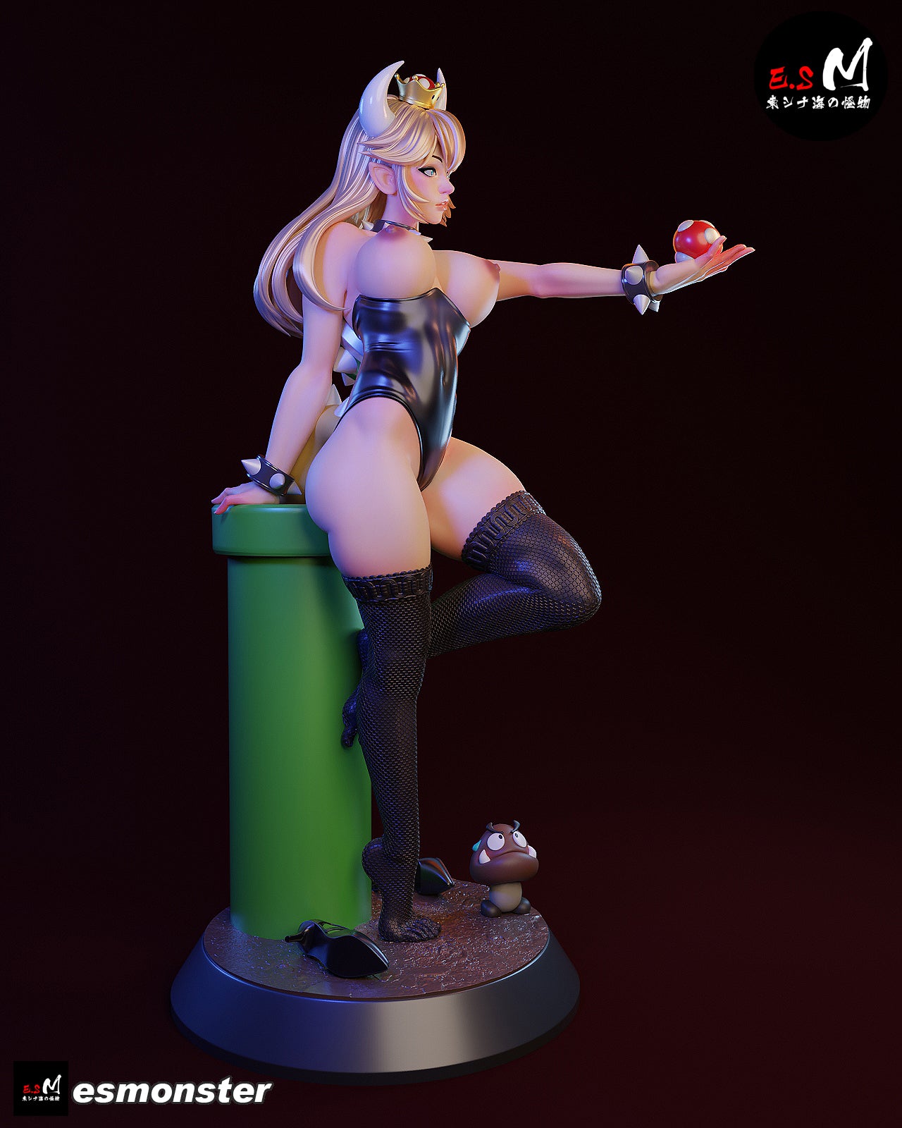 Bowsette V2 Statue