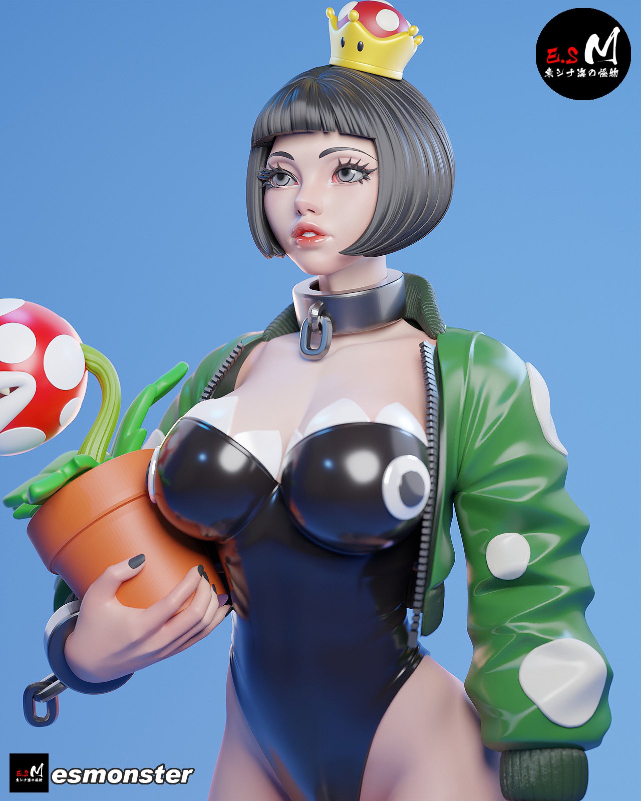 Chompette Statue