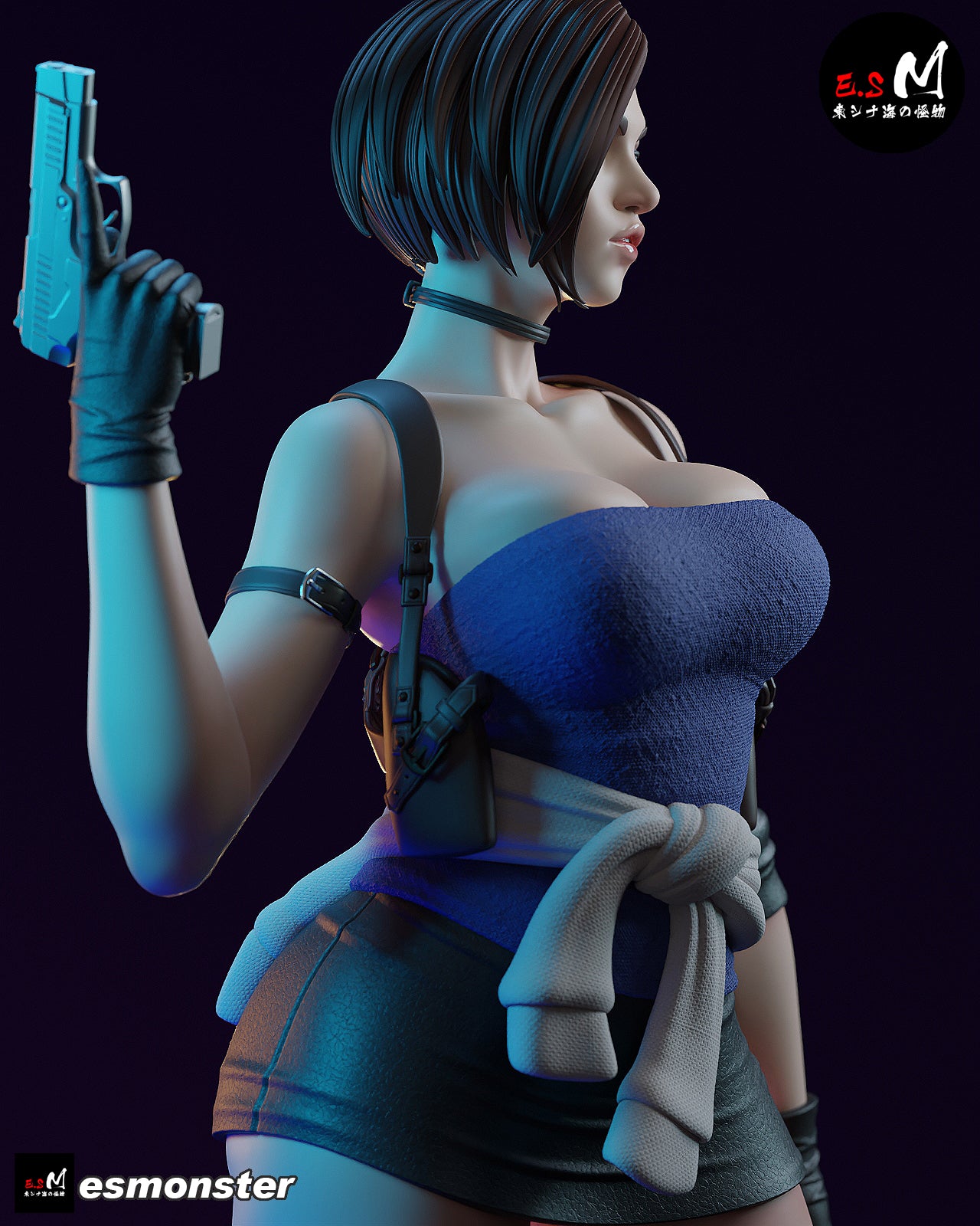 Jill Valentine Statue