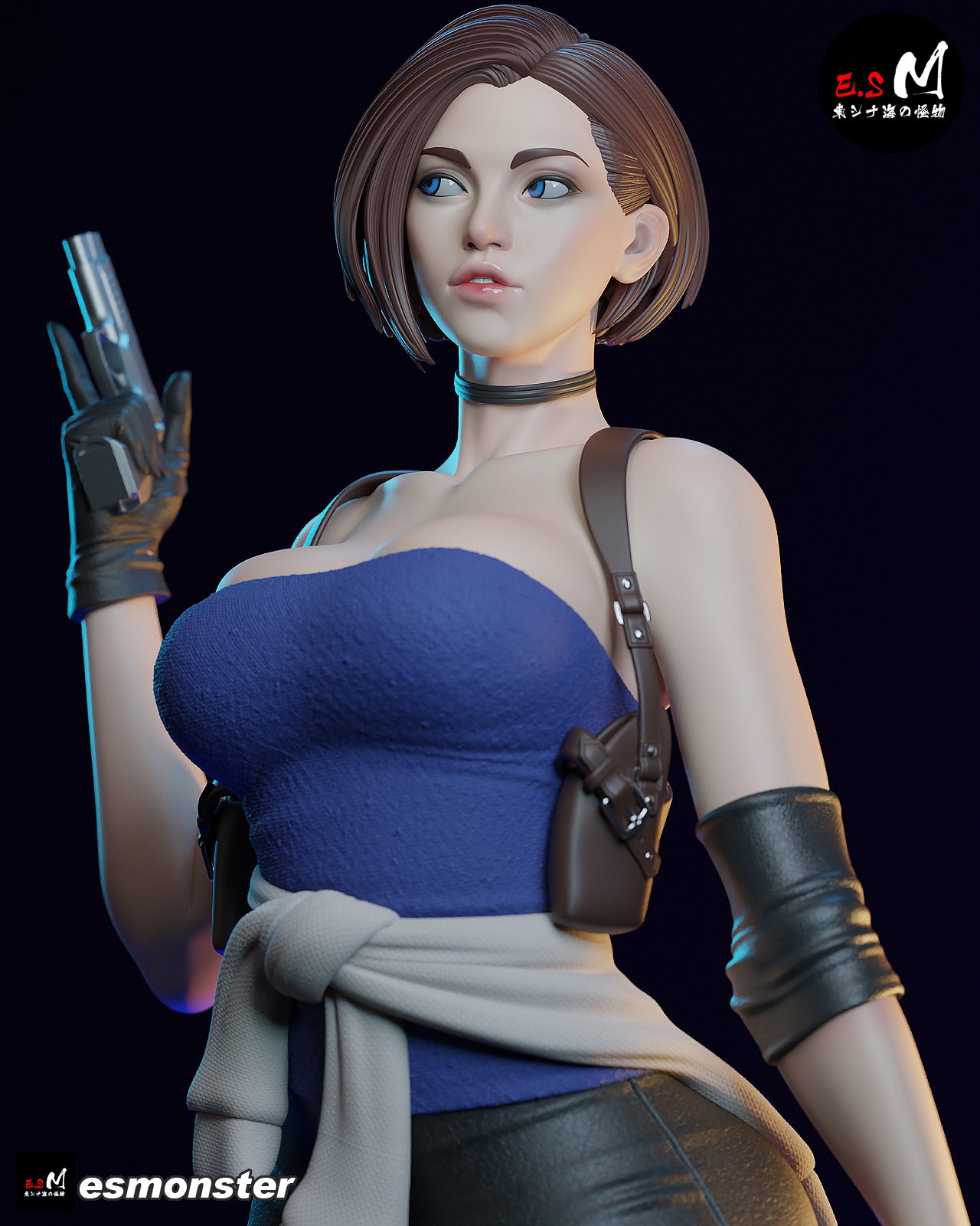 Jill Valentine Statue