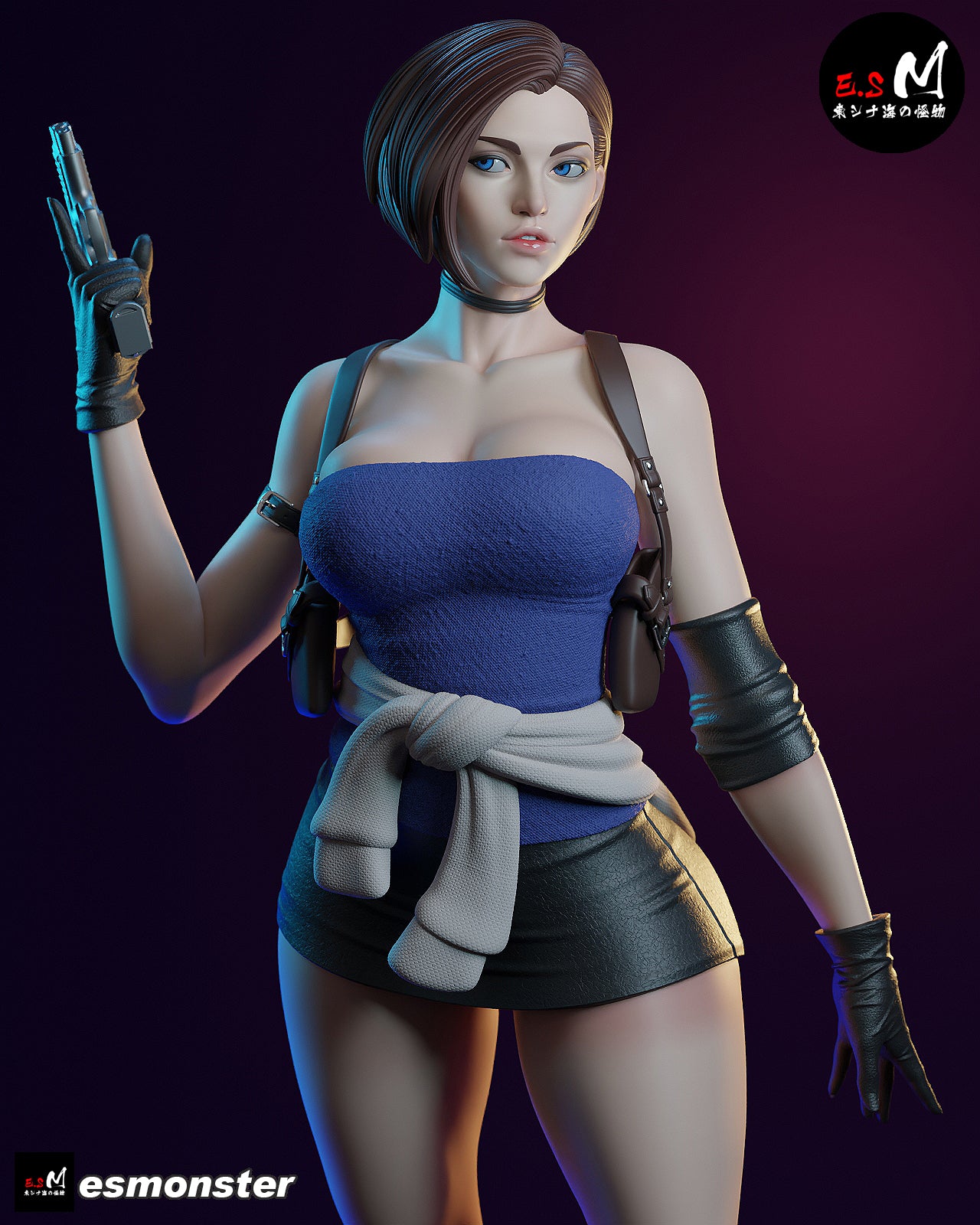 Jill Valentine Statue