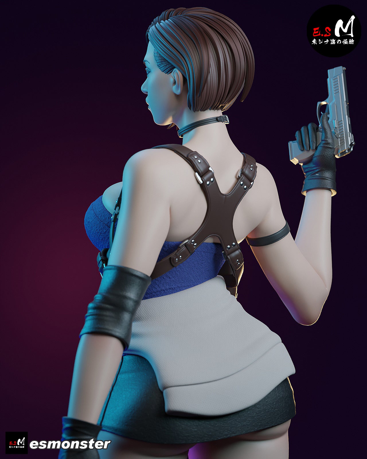 Jill Valentine Statue