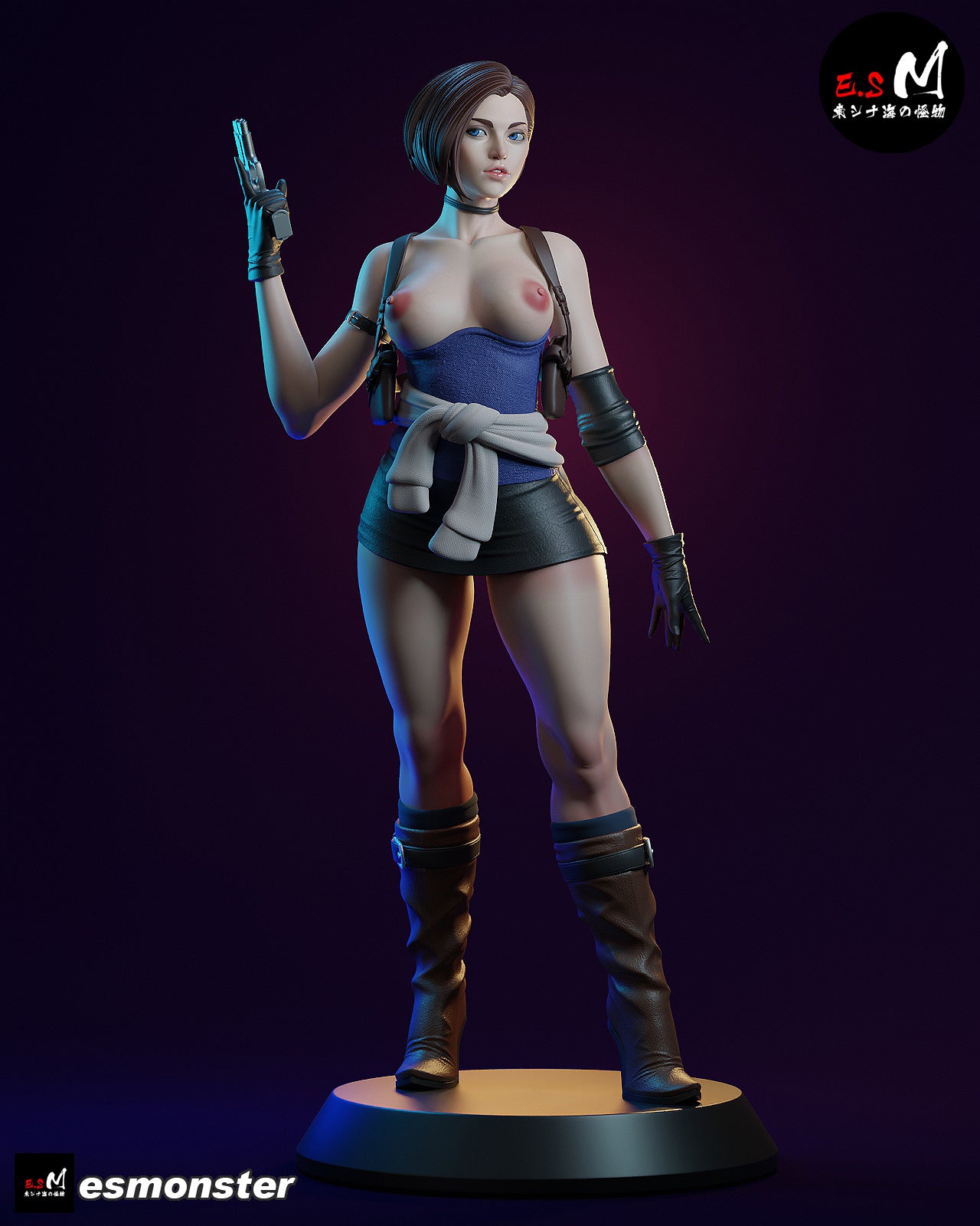 Jill Valentine Statue