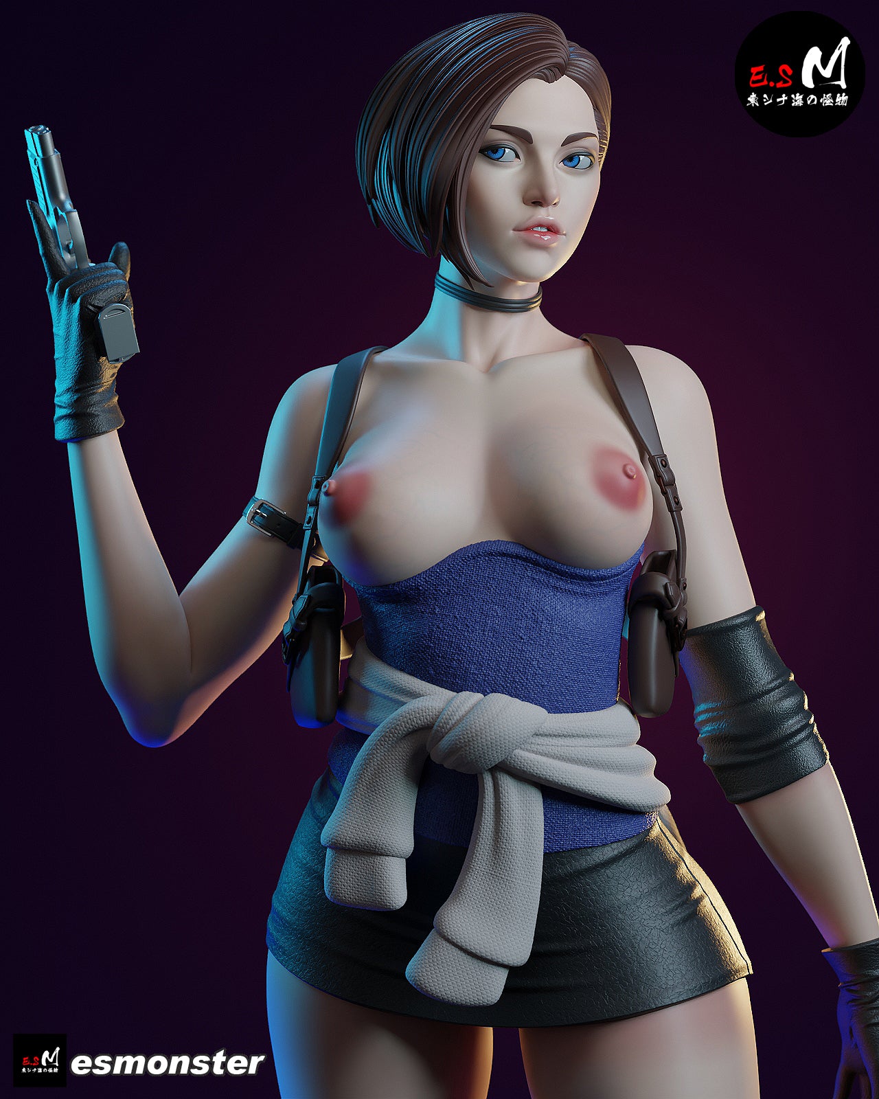 Jill Valentine Statue