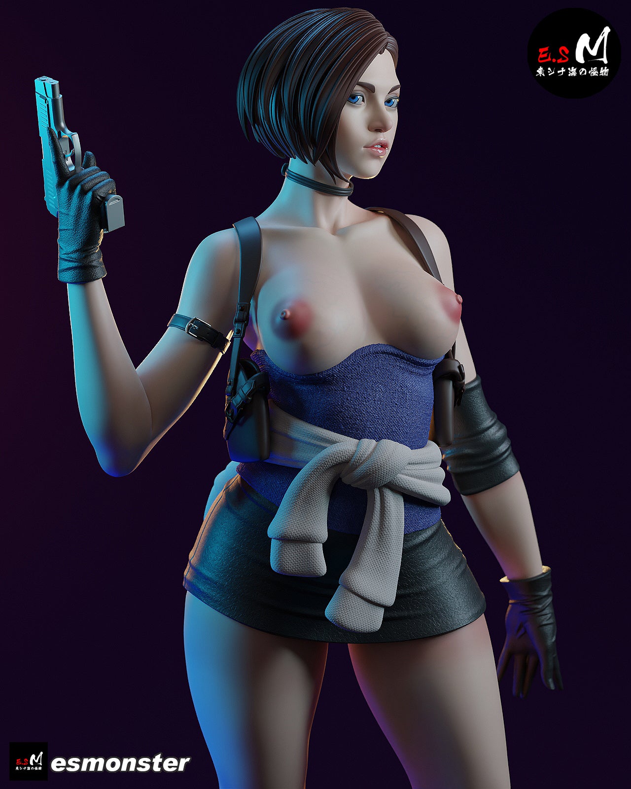 Jill Valentine Statue