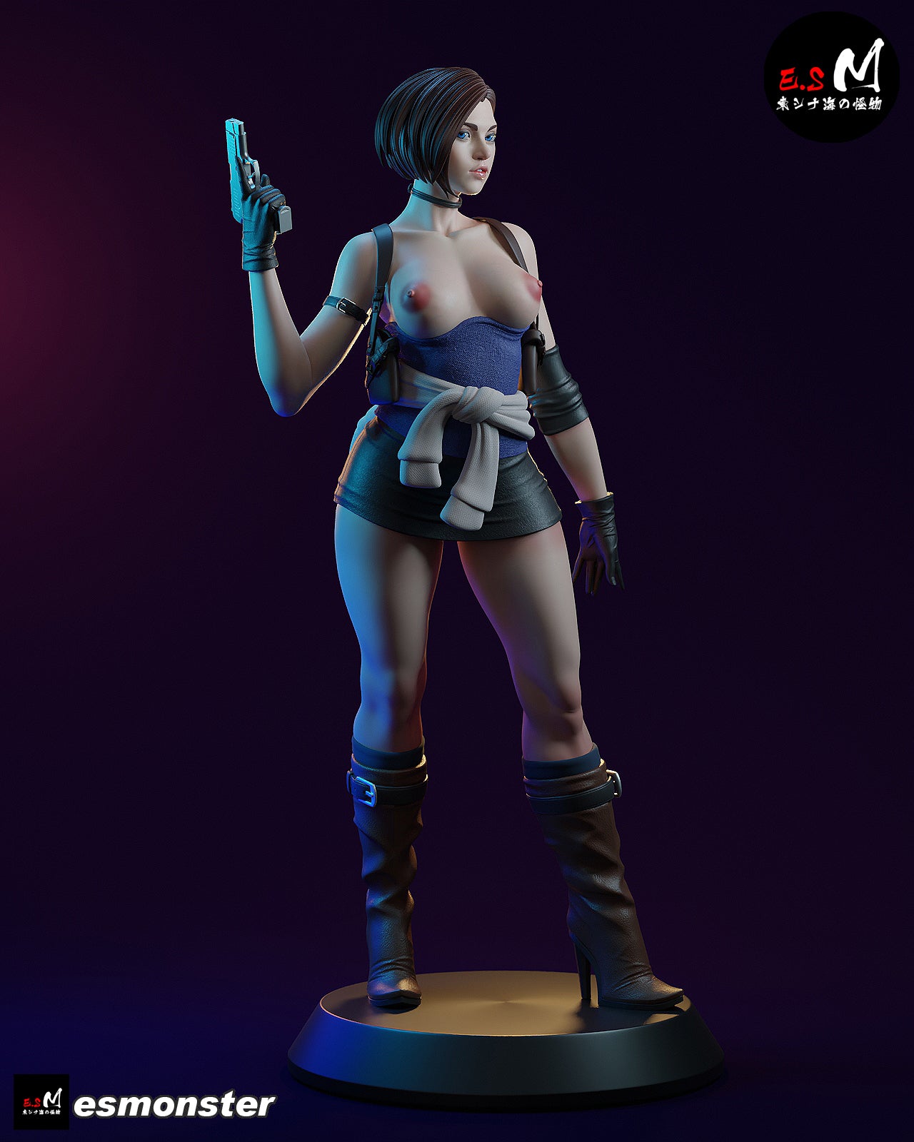 Jill Valentine Statue