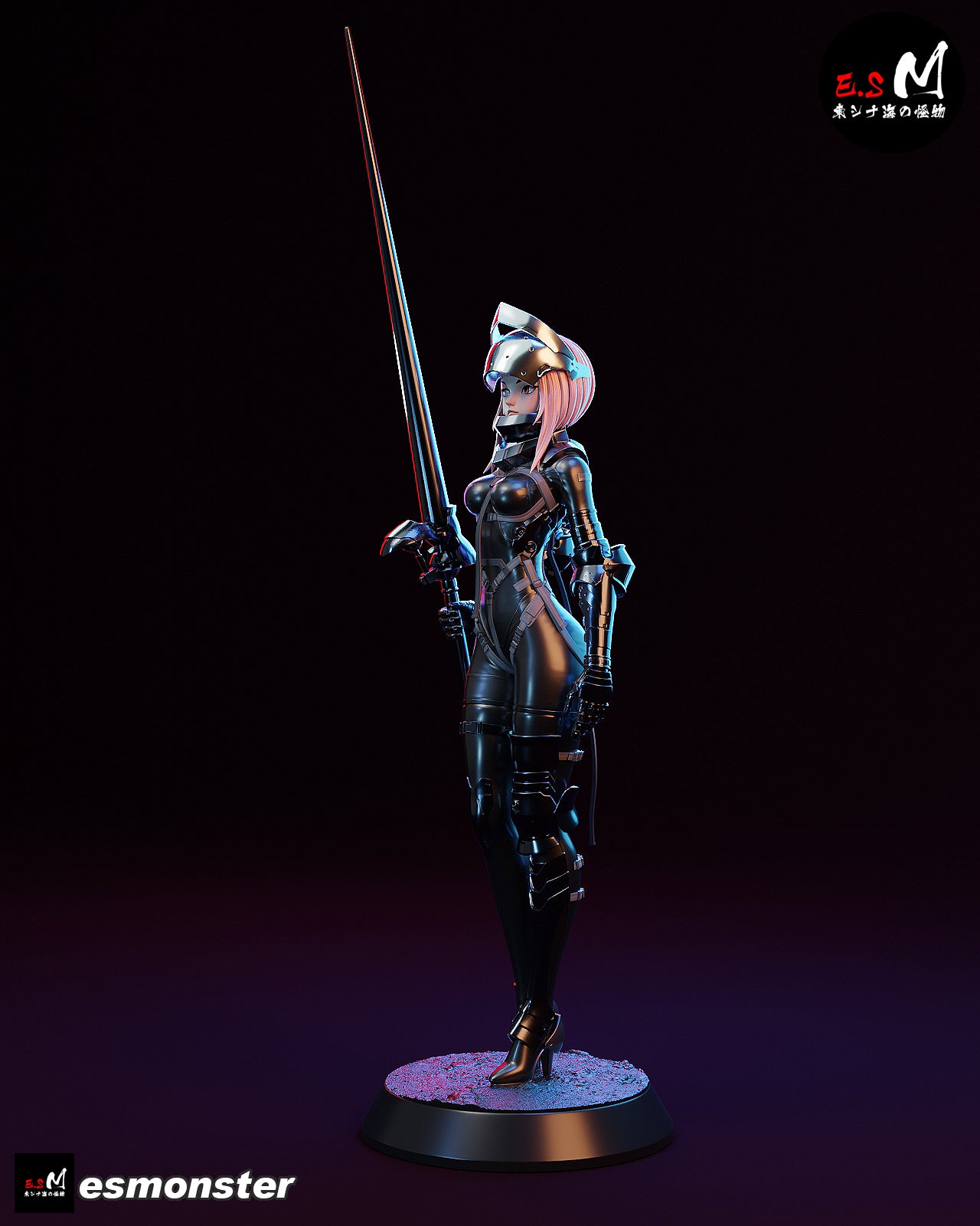 Lanze Reiter Statue