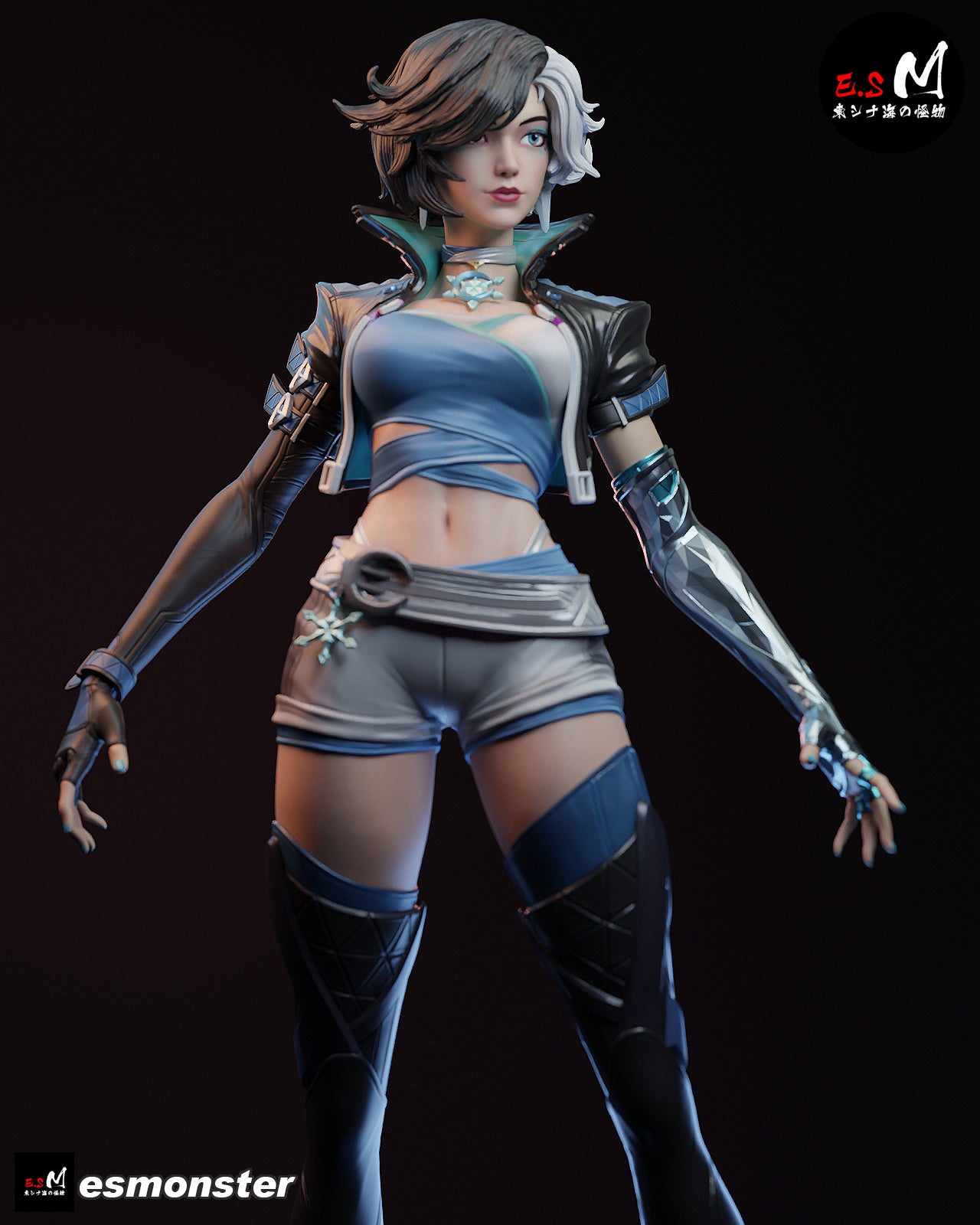 Luna Snow Statue