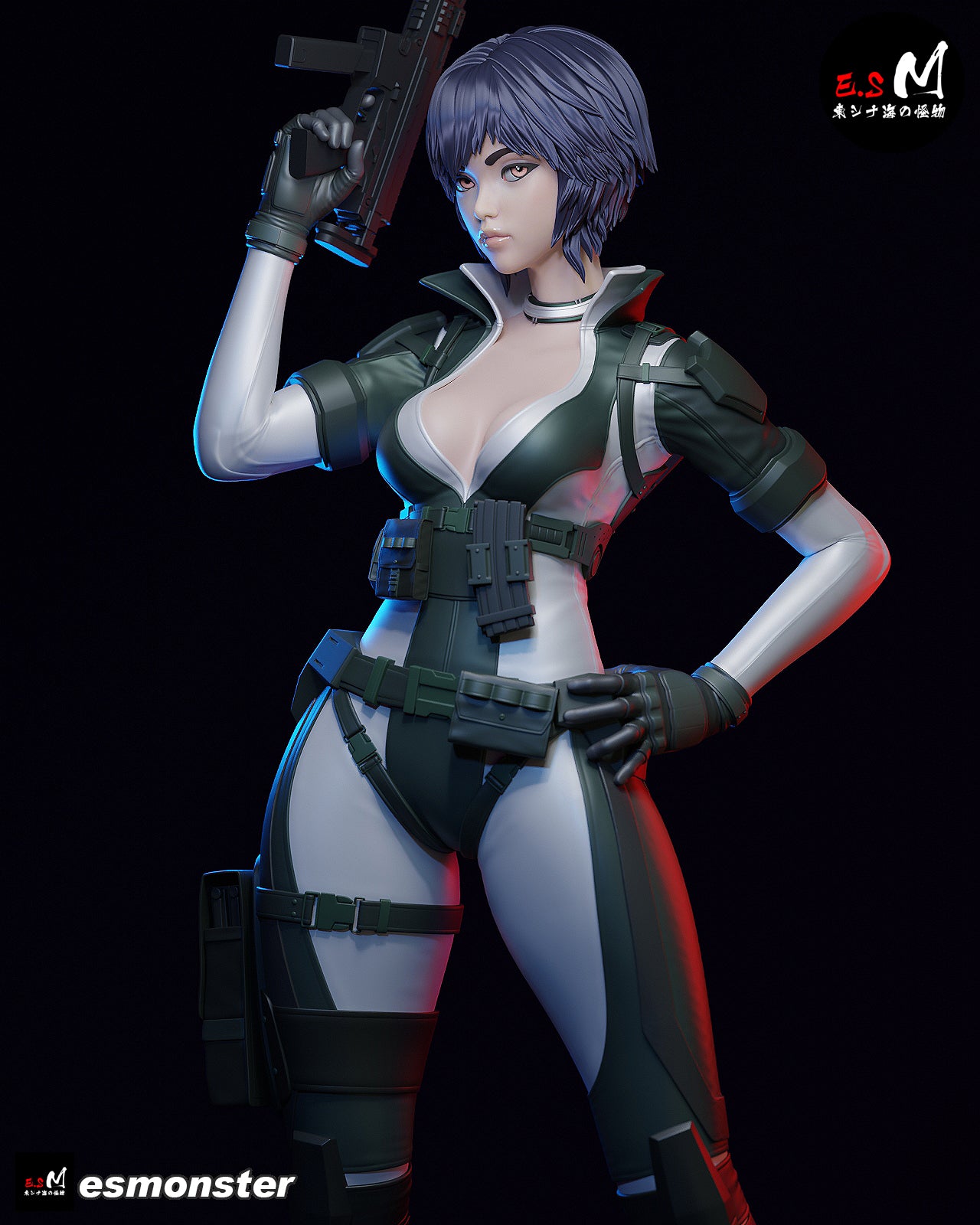 Motoko Kusanagi Statue