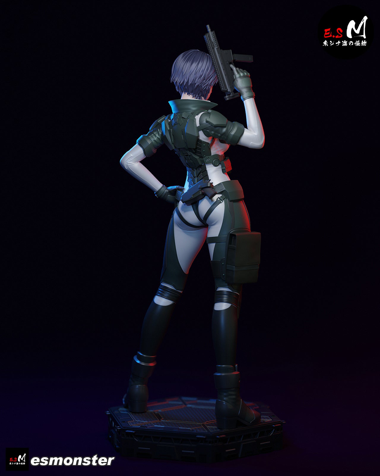 Motoko Kusanagi Statue