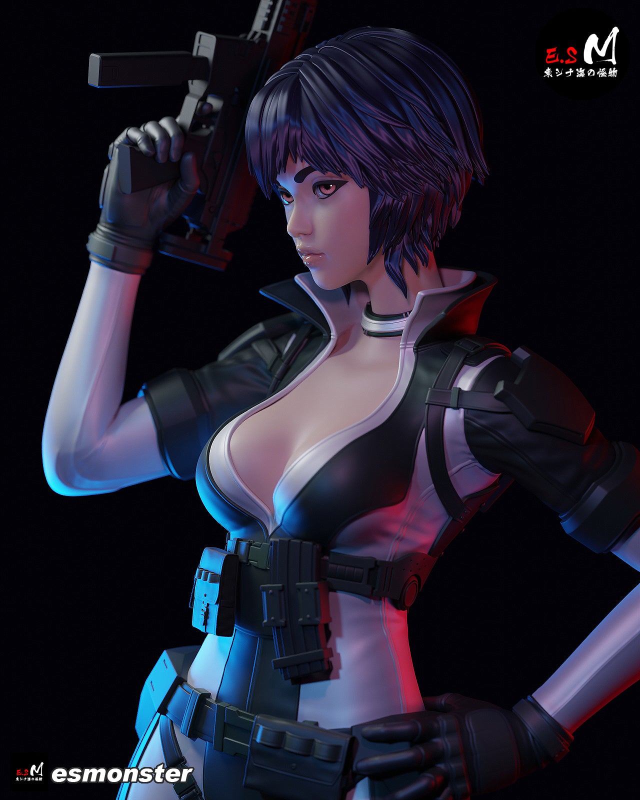 Motoko Kusanagi Statue
