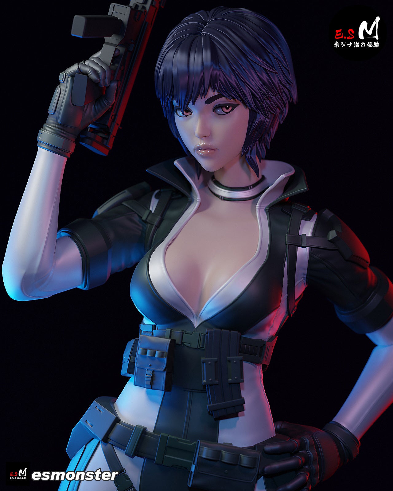 Motoko Kusanagi Statue