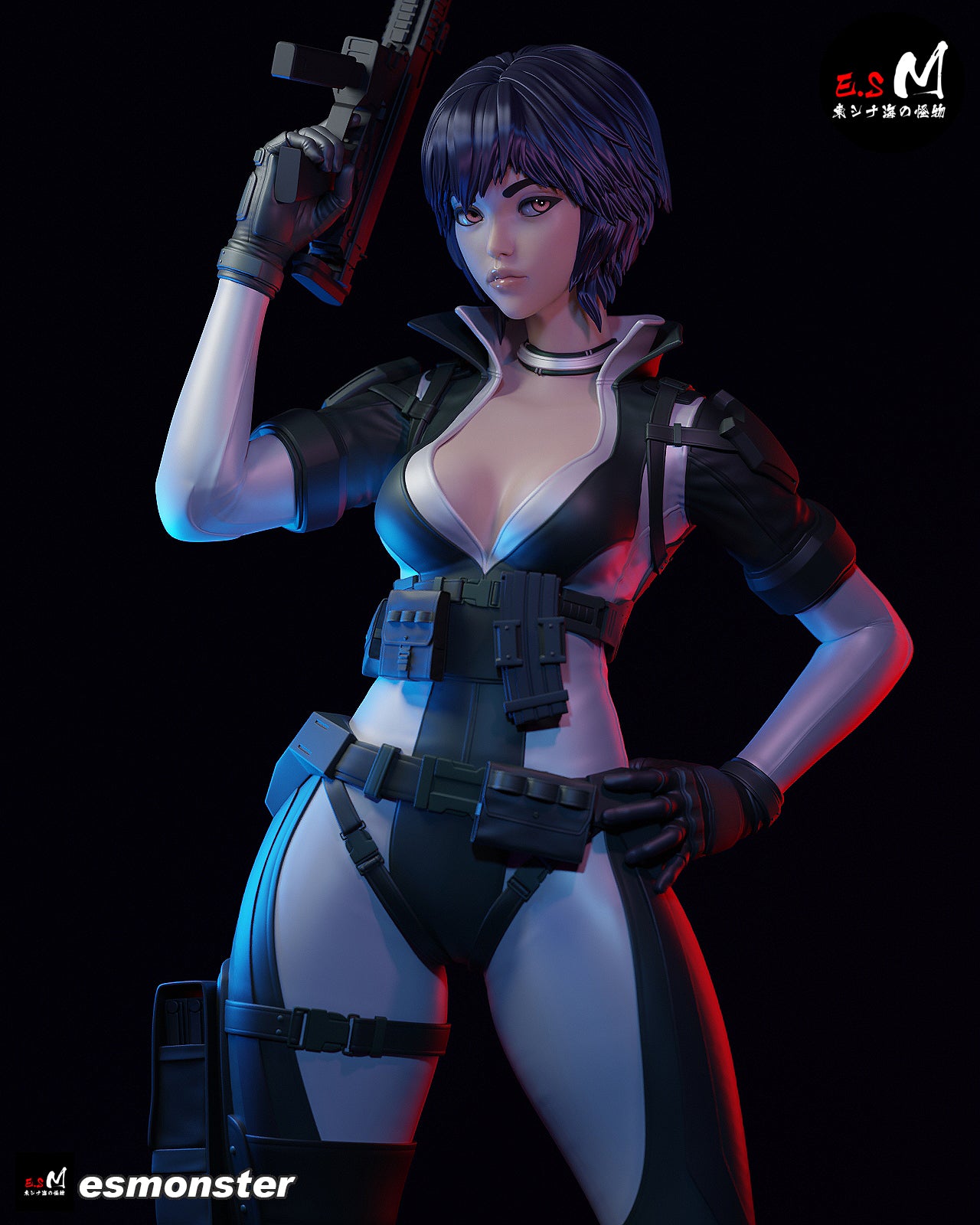Motoko Kusanagi Statue