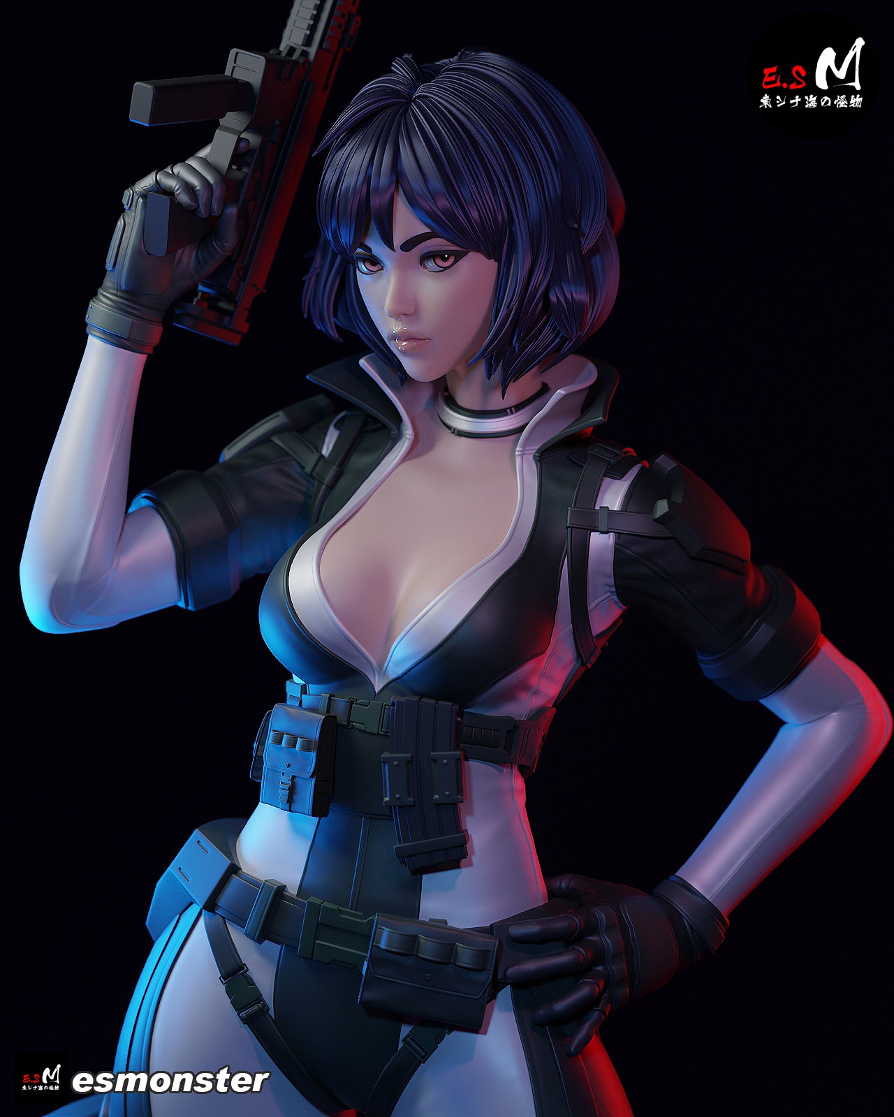 Motoko Kusanagi Statue