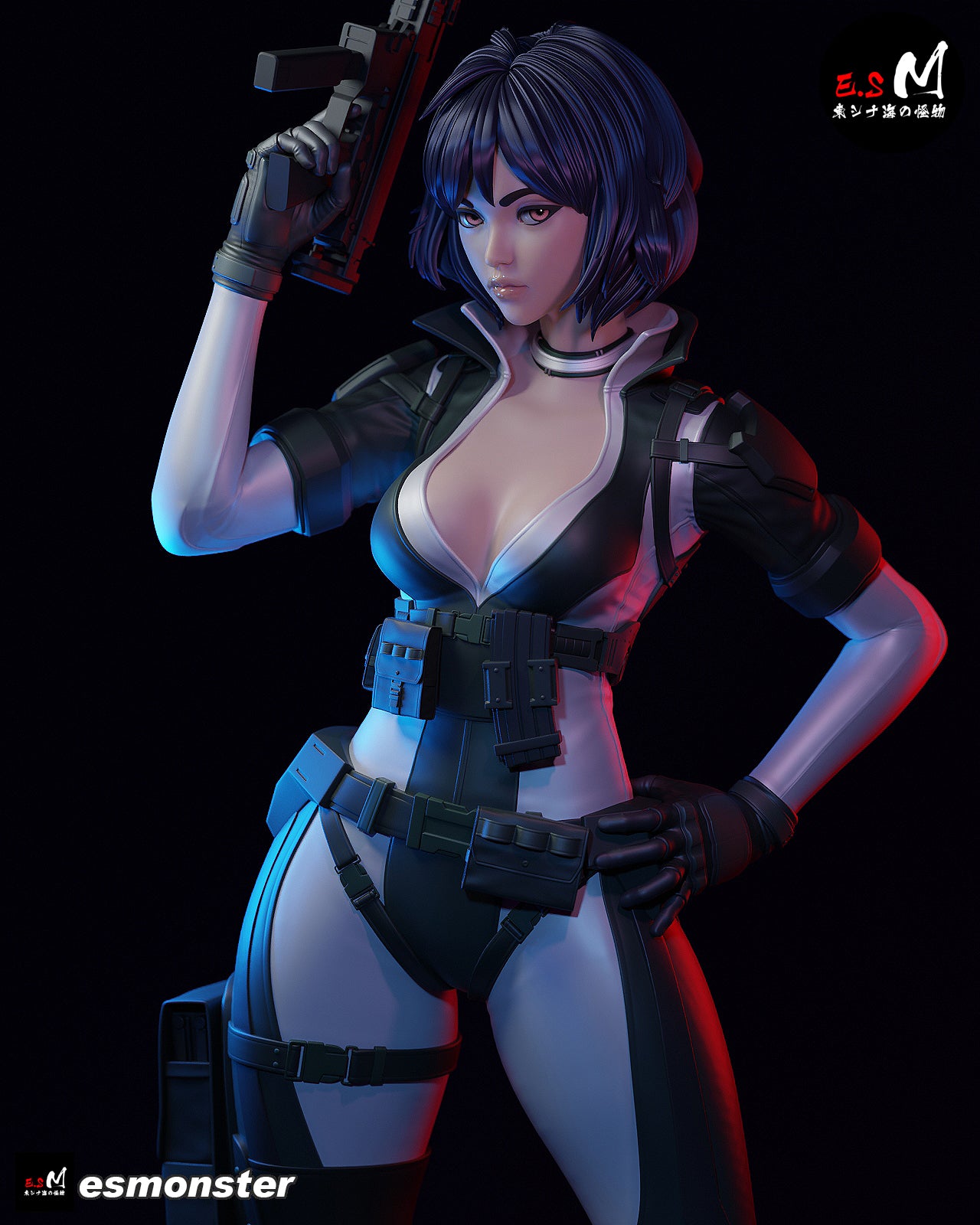 Motoko Kusanagi Statue