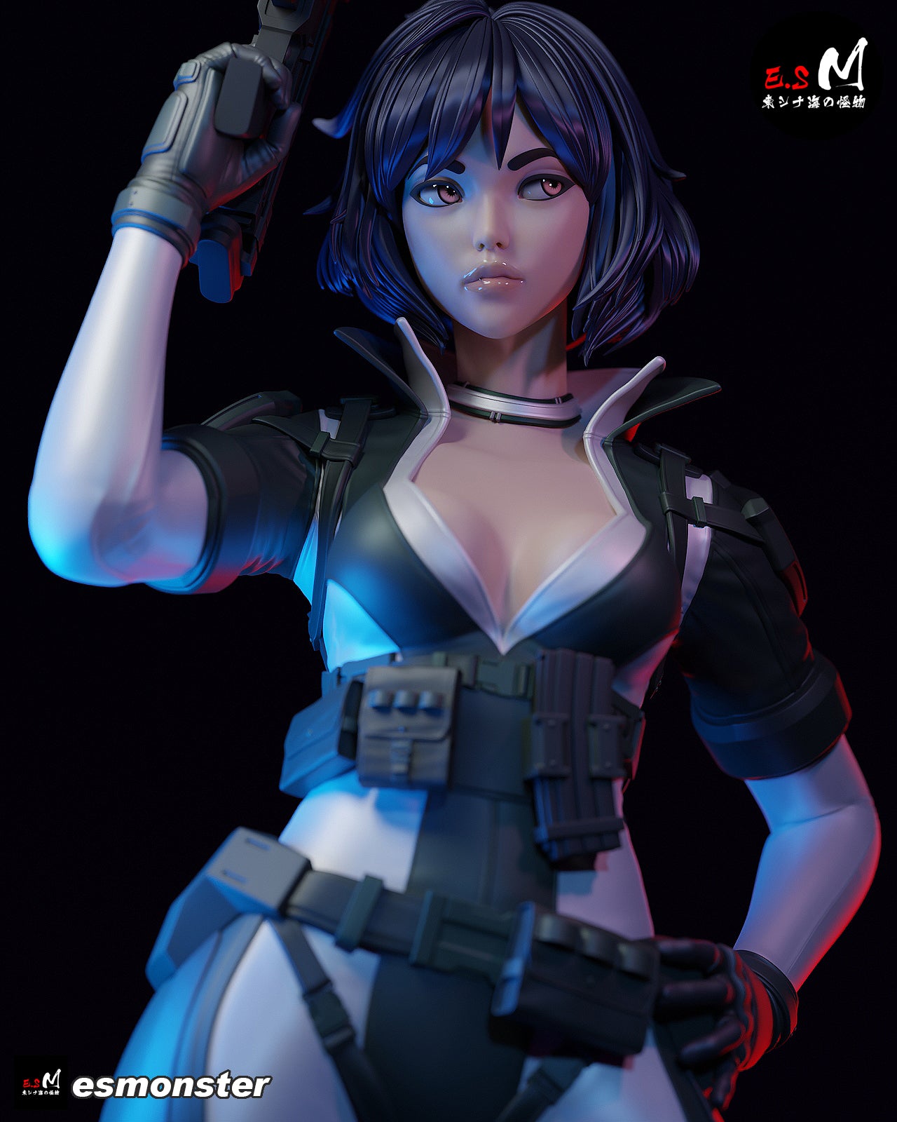 Motoko Kusanagi Statue